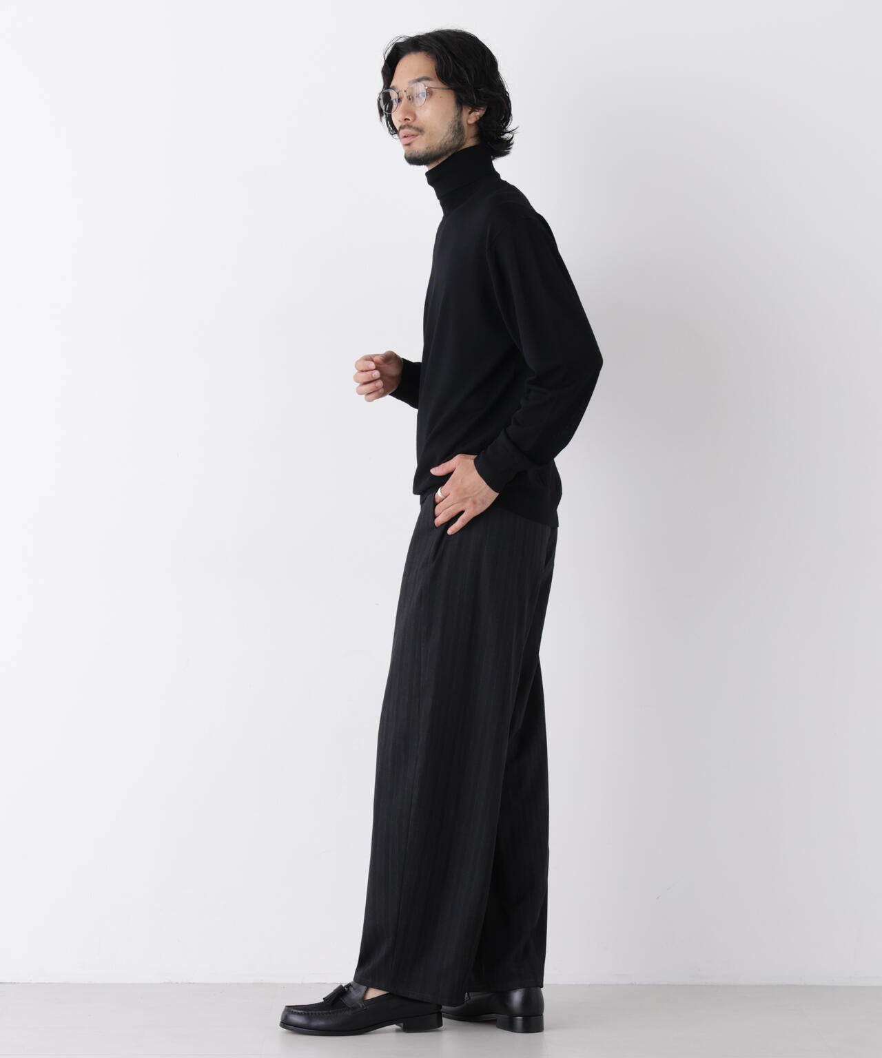 ｢DELEGANT｣ バレルレッグイージーパンツ（セットアップ可） 6686227209