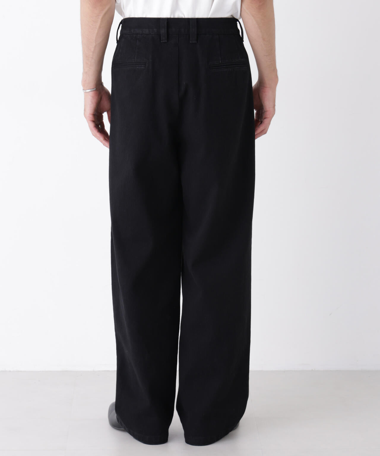 「OtoNANO」大人のワイドデニムパンツ 6686227212