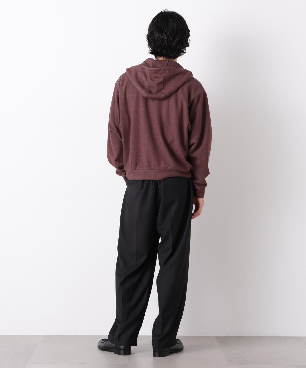 ｢OtoNANO｣大人のワイドパンツ TRクリアツイルワイドイージーパンツ 6686227213