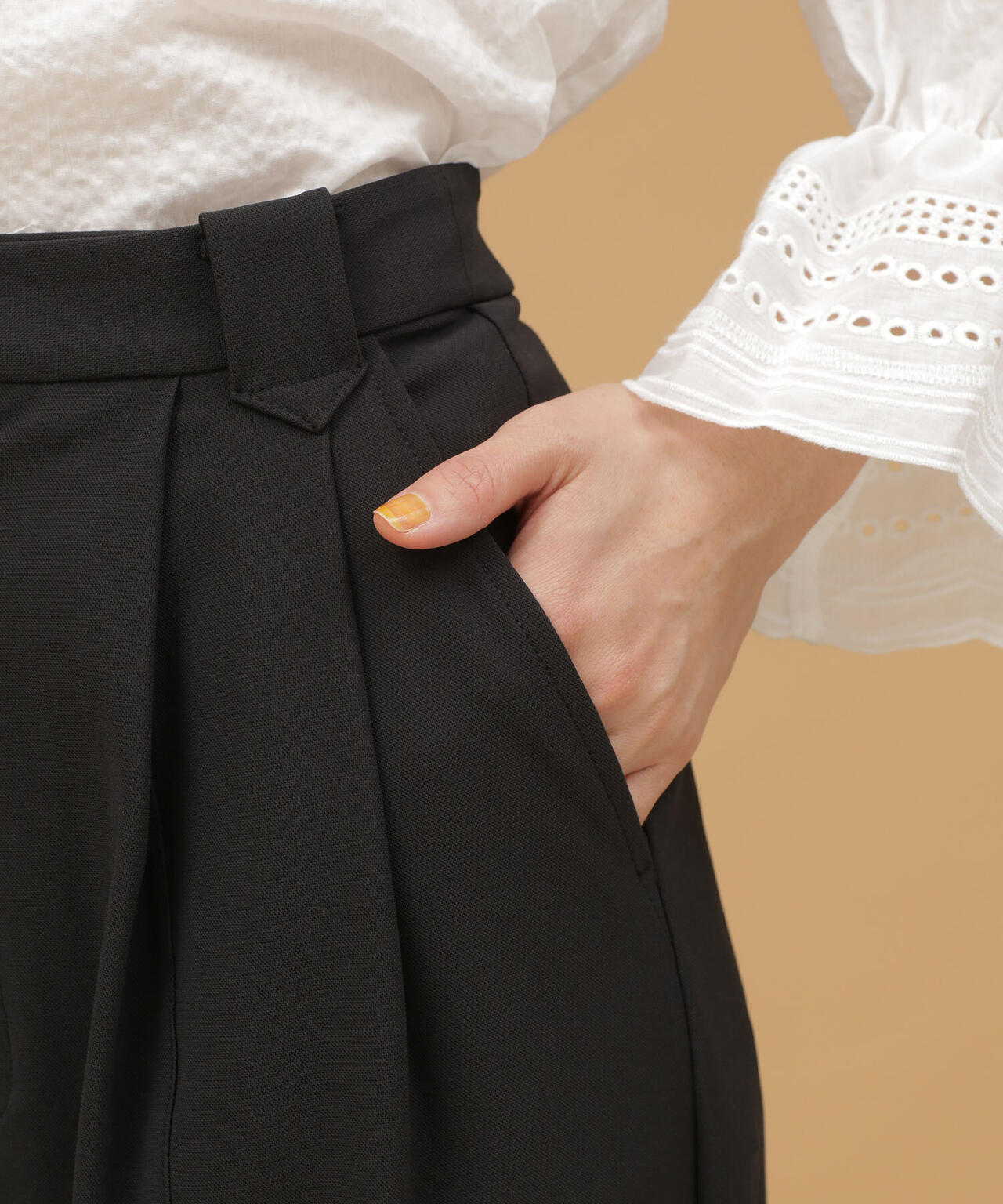 LB.03/センタープレスフロントスリットパンツ 6692127329