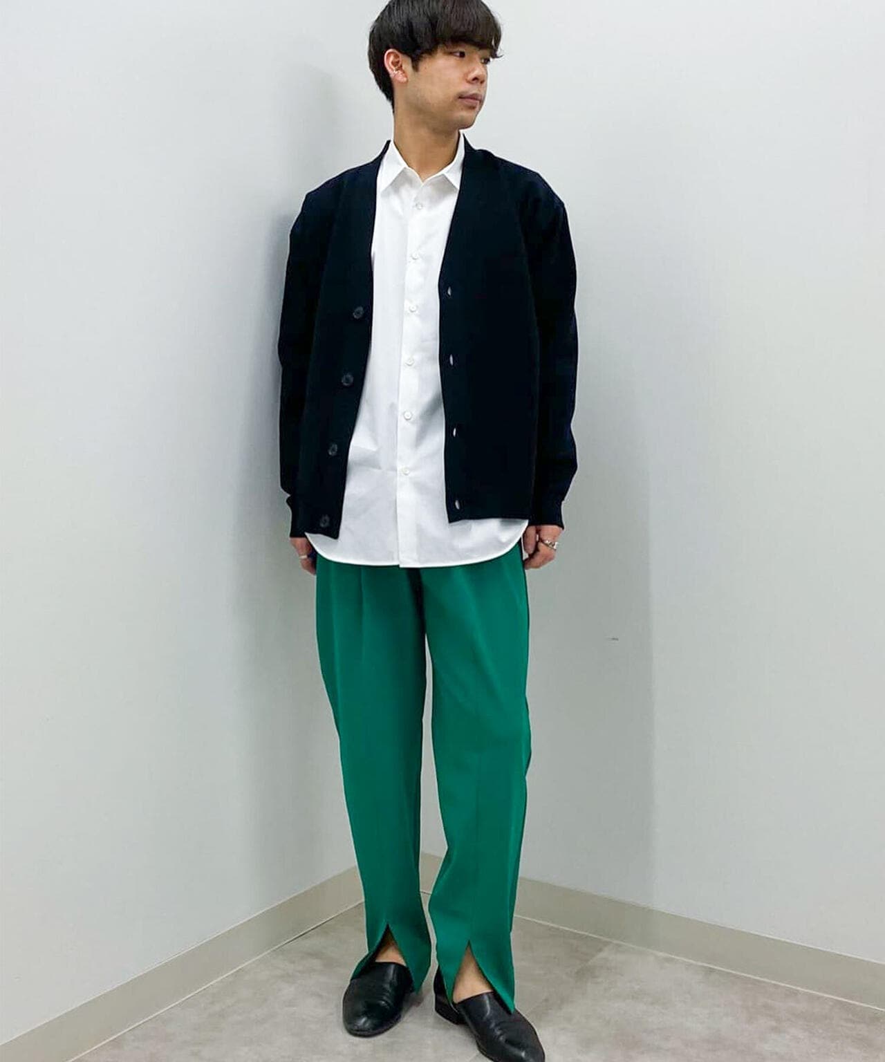 LB.03/センタープレスフロントスリットパンツ 6692127329