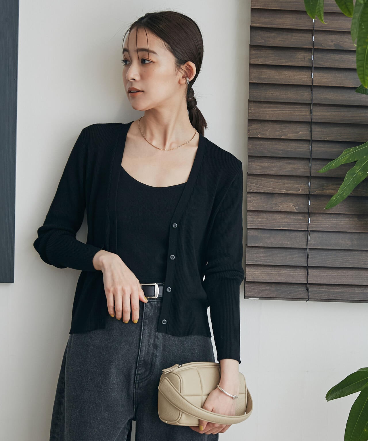 LB.03/Repurコンパクトニットカーディガン 6693122096