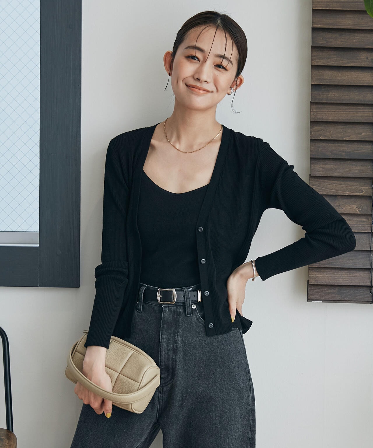 LB.03/Repurコンパクトニットカーディガン 6693122096