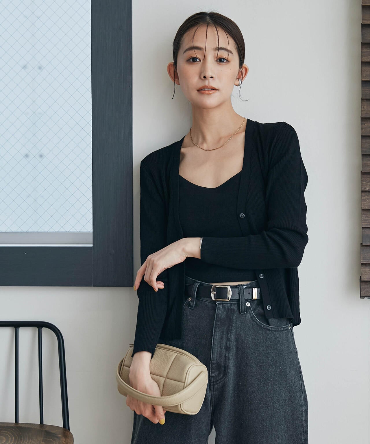 LB.03/Repurコンパクトニットカーディガン 6693122096