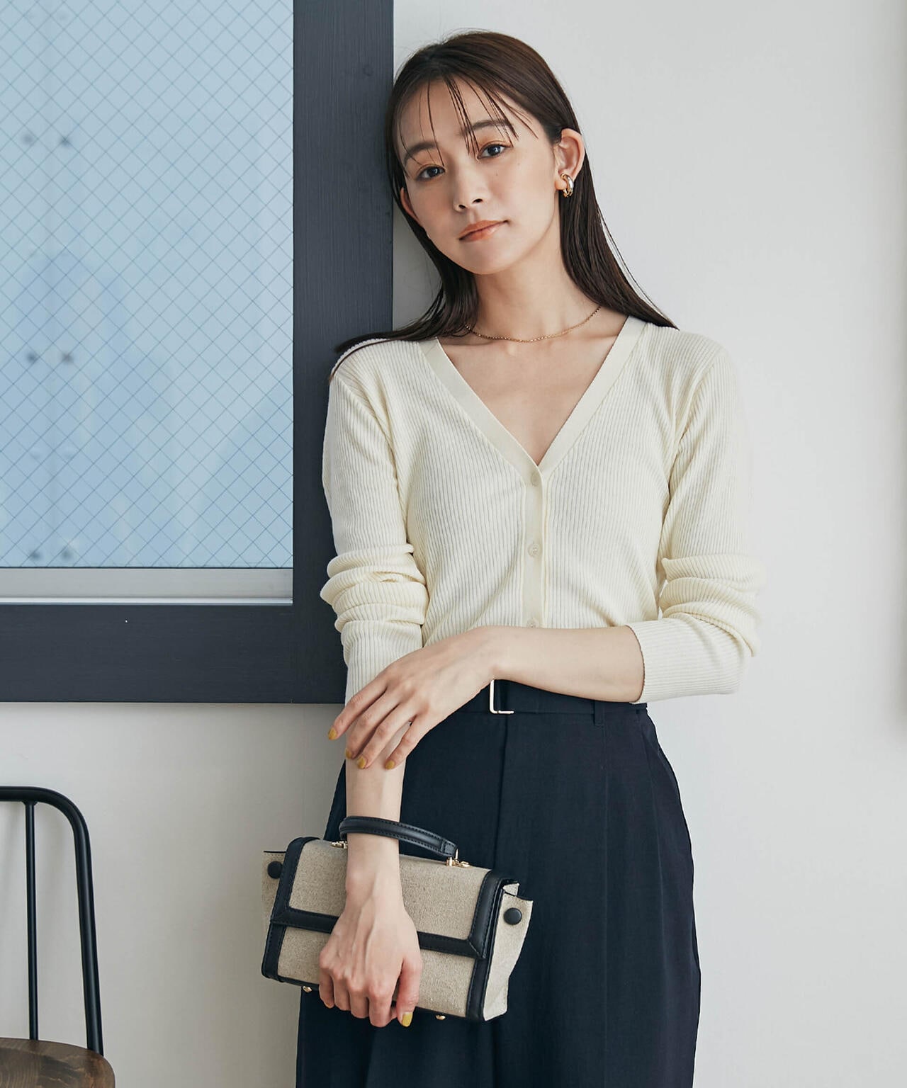 LB.03/Repurコンパクトニットカーディガン 6693122096