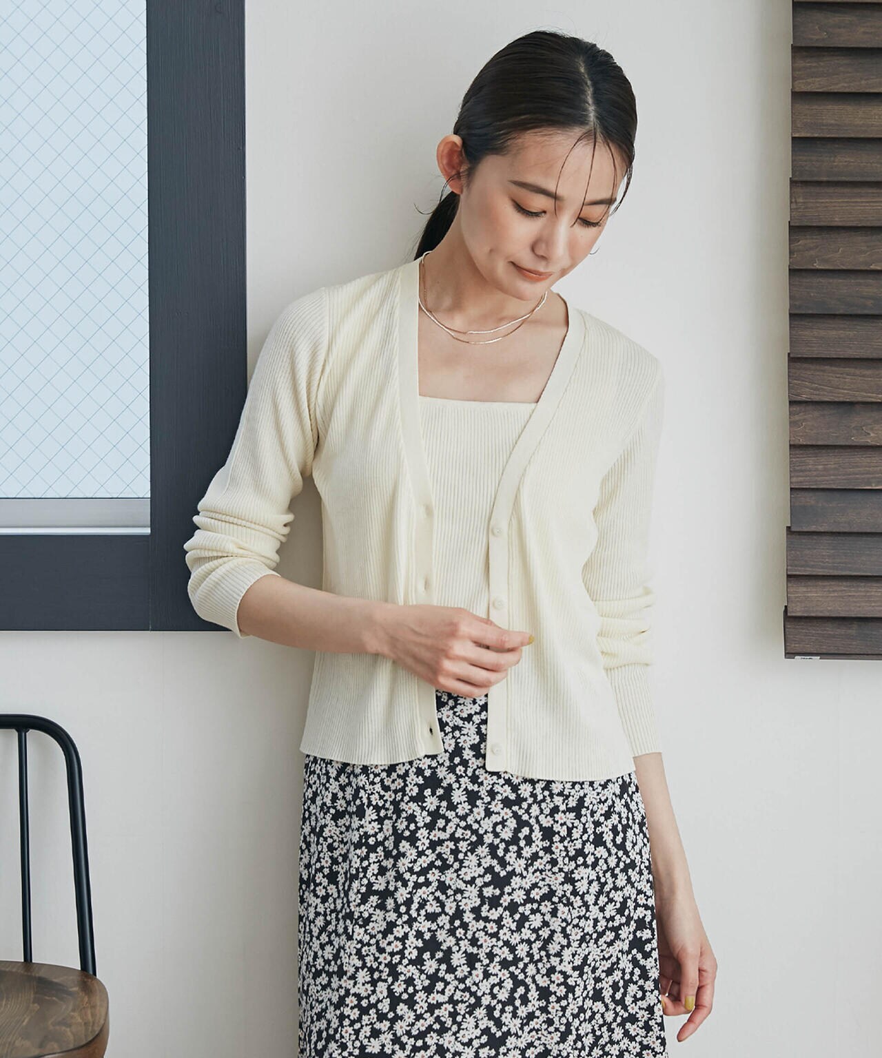 LB.03/Repurコンパクトニットカーディガン 6693122096