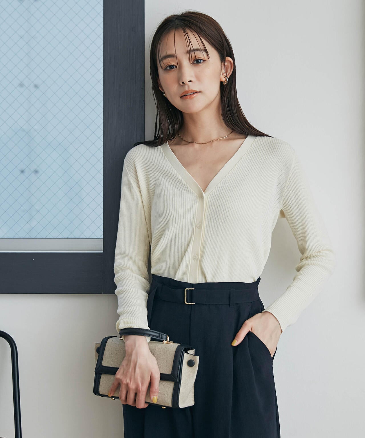 LB.03/Repurコンパクトニットカーディガン 6693122096