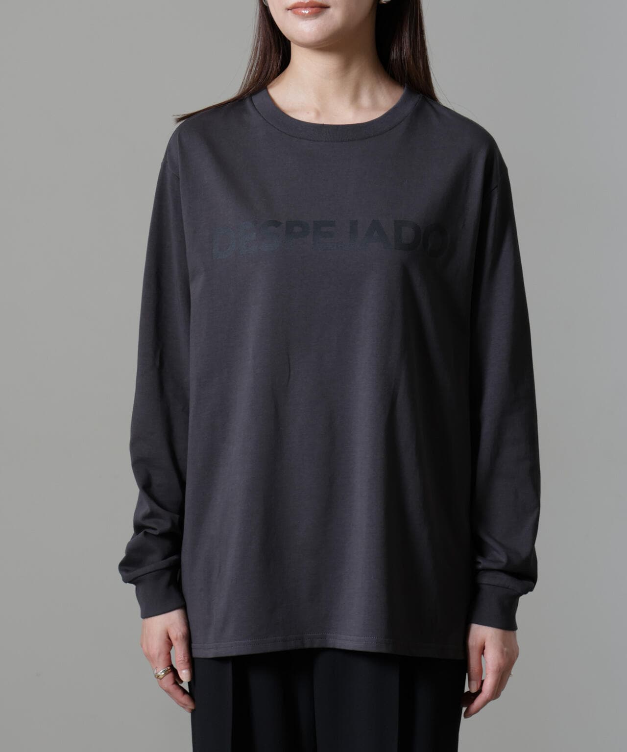 レタードロゴプリントロングスリーブTシャツ 6694223307