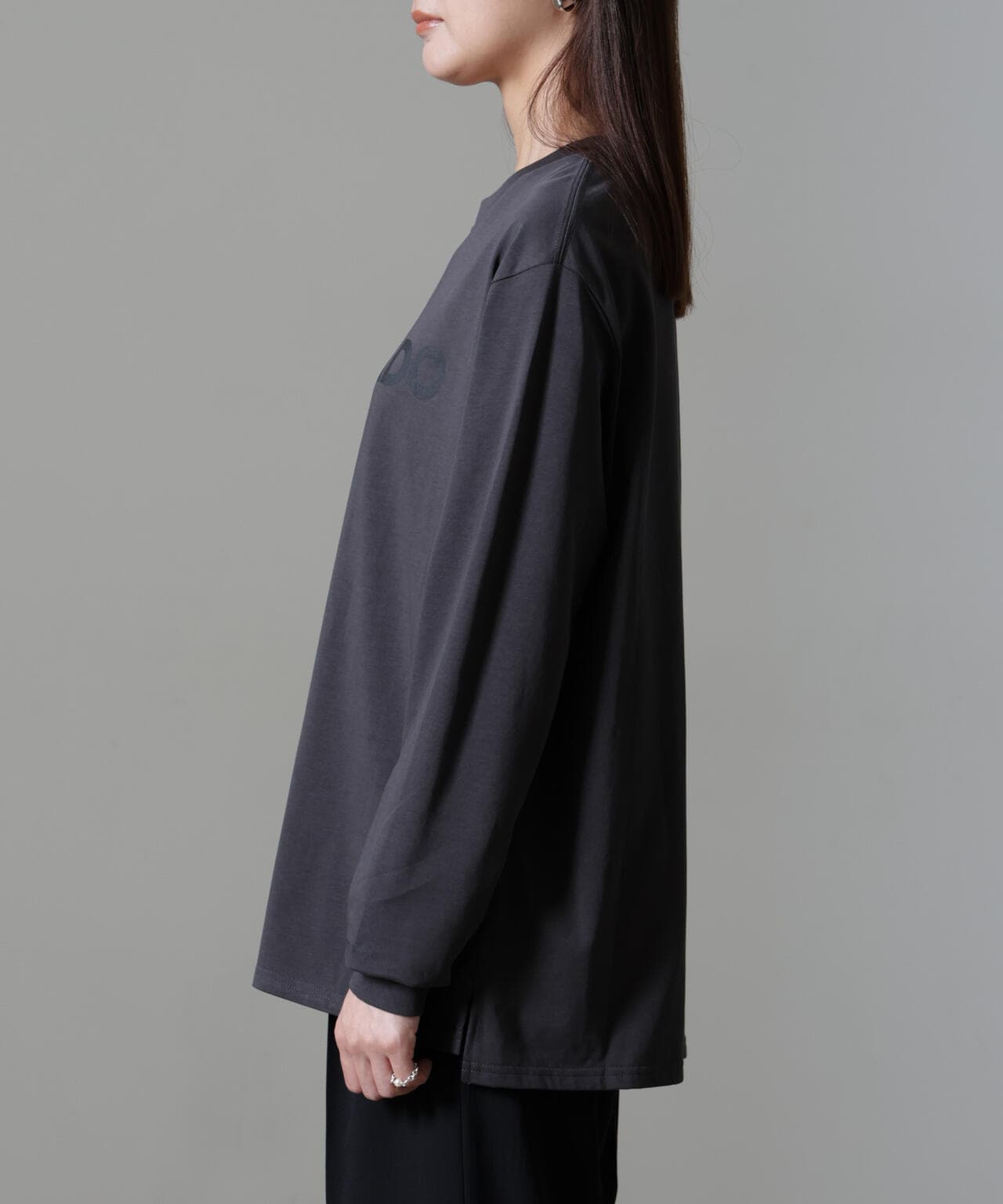 レタードロゴプリントロングスリーブTシャツ 6694223307