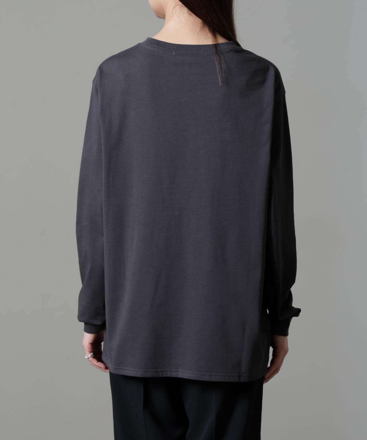 レタードロゴプリントロングスリーブTシャツ 6694223307