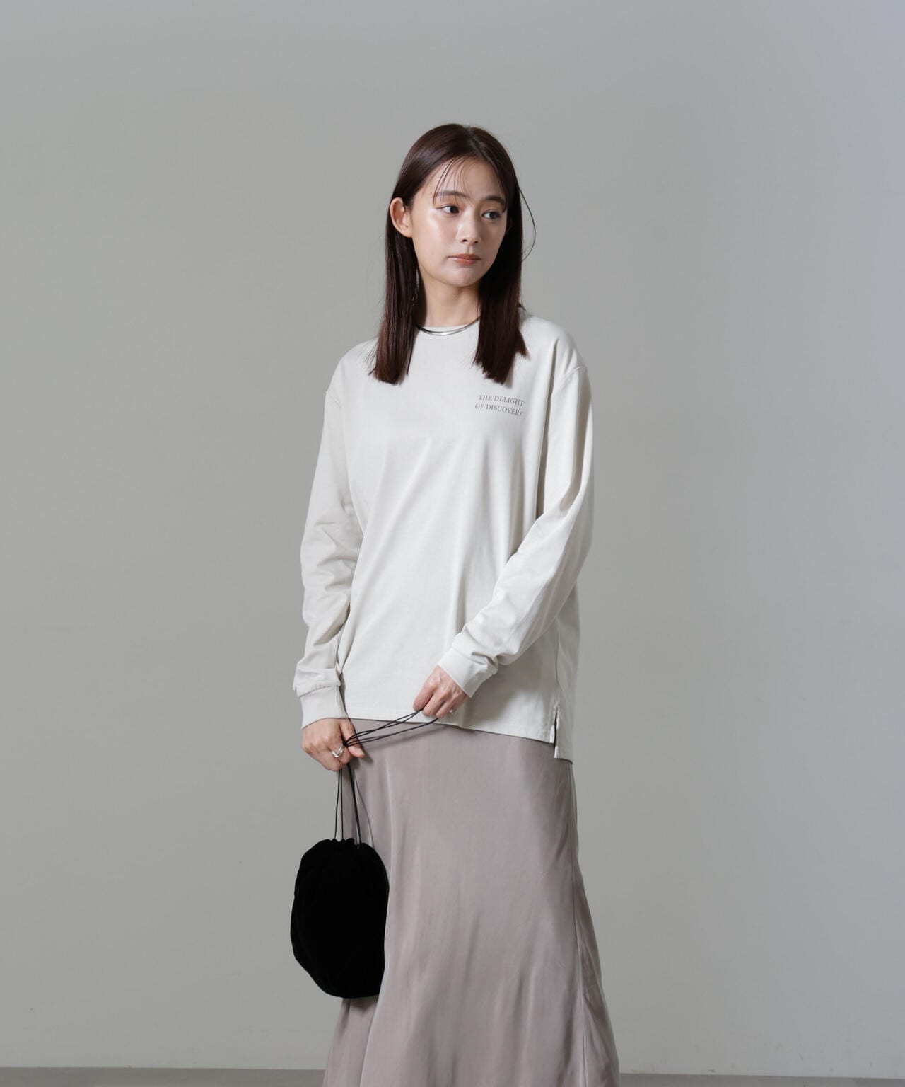 レタードロゴプリントロングスリーブTシャツ 6694223307