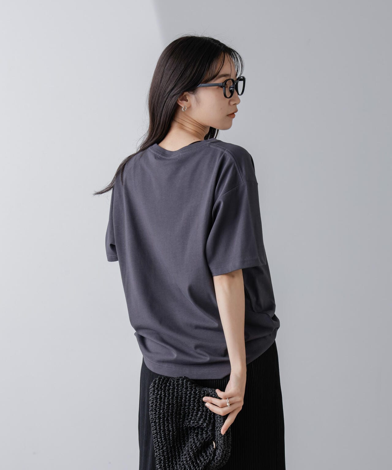 レタードグラフィックTシャツ 6694224304