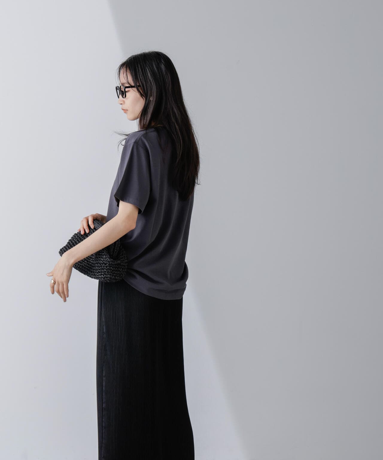 レタードグラフィックTシャツ 6694224304