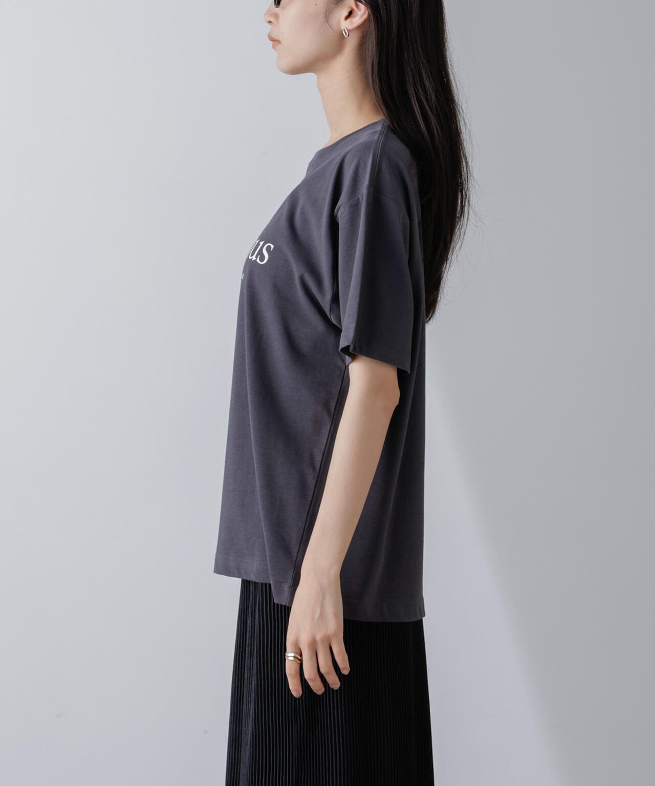 レタードグラフィックTシャツ 6694224304