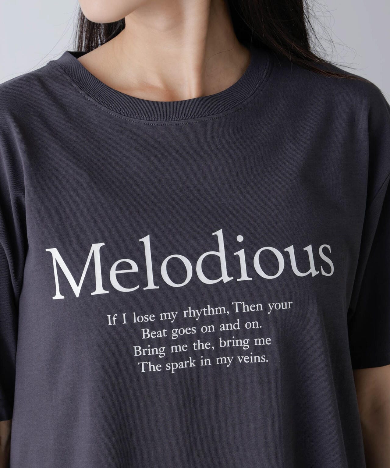 レタードグラフィックTシャツ 6694224304