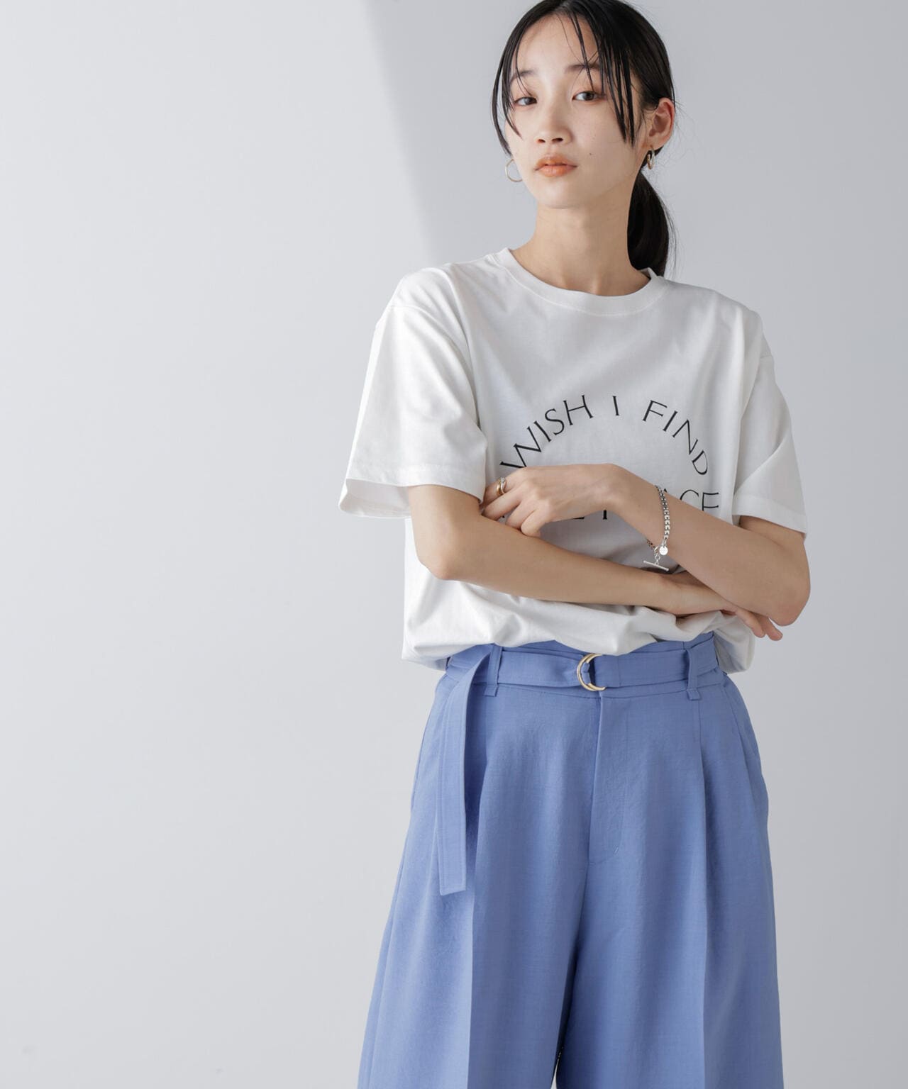 レタードグラフィックTシャツ 6694224304