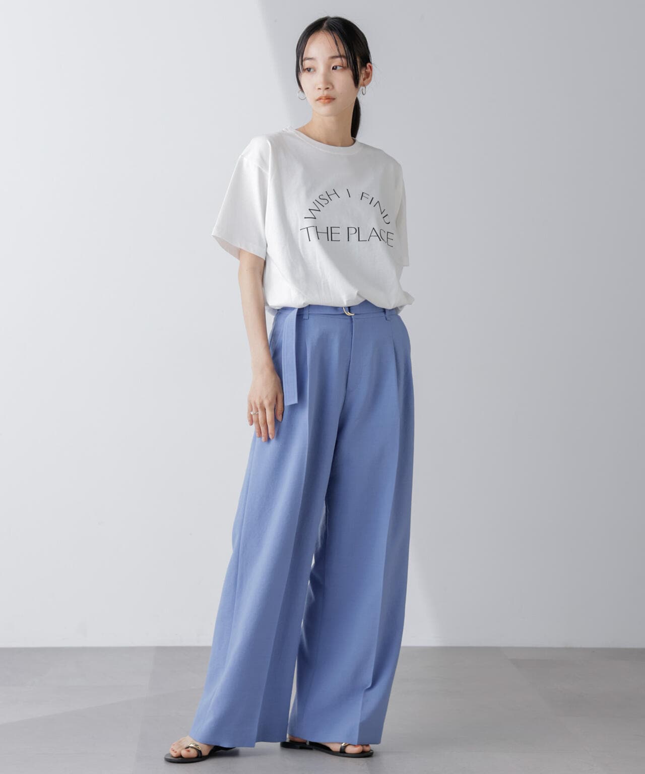 レタードグラフィックTシャツ 6694224304