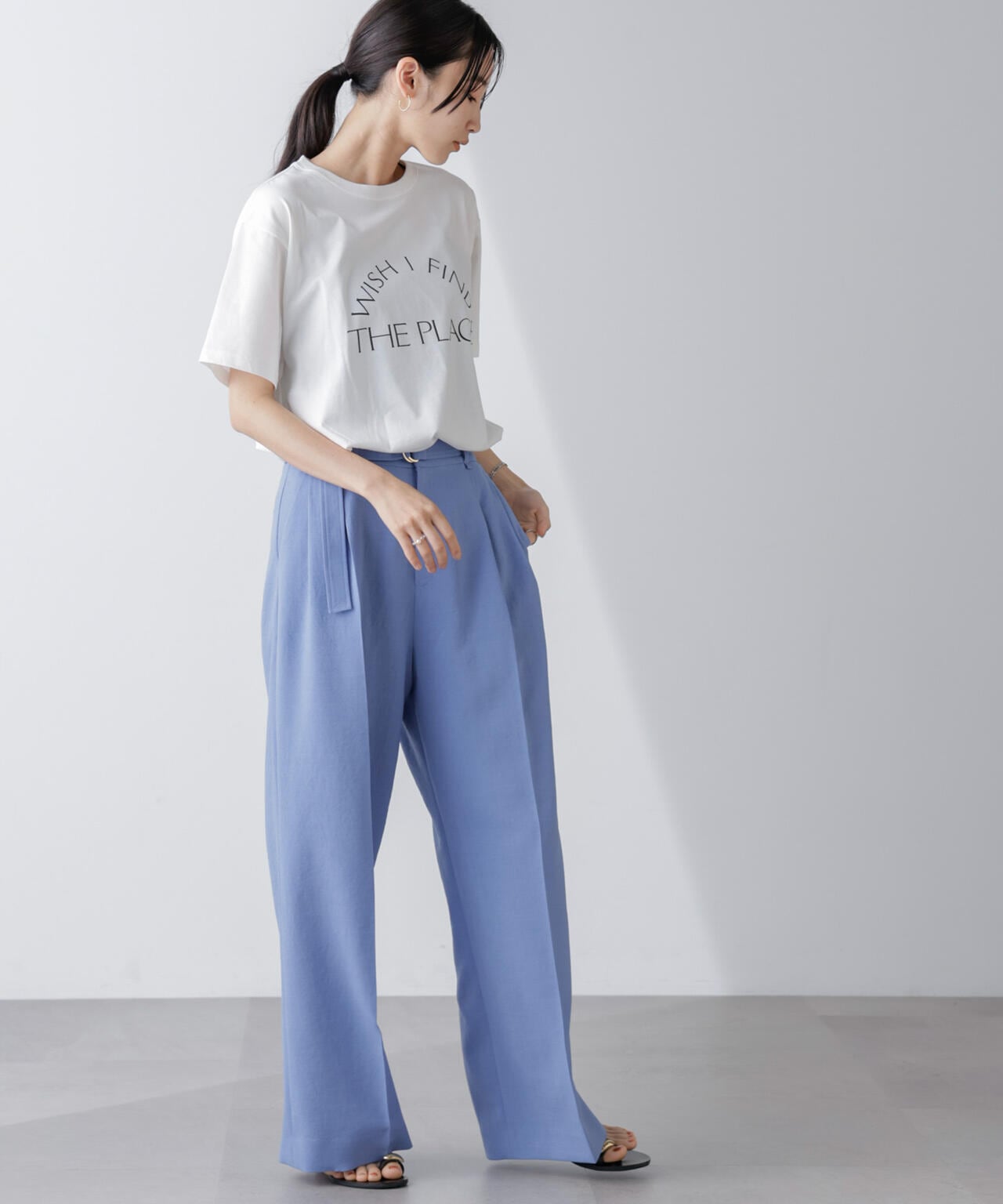 レタードグラフィックTシャツ 6694224304
