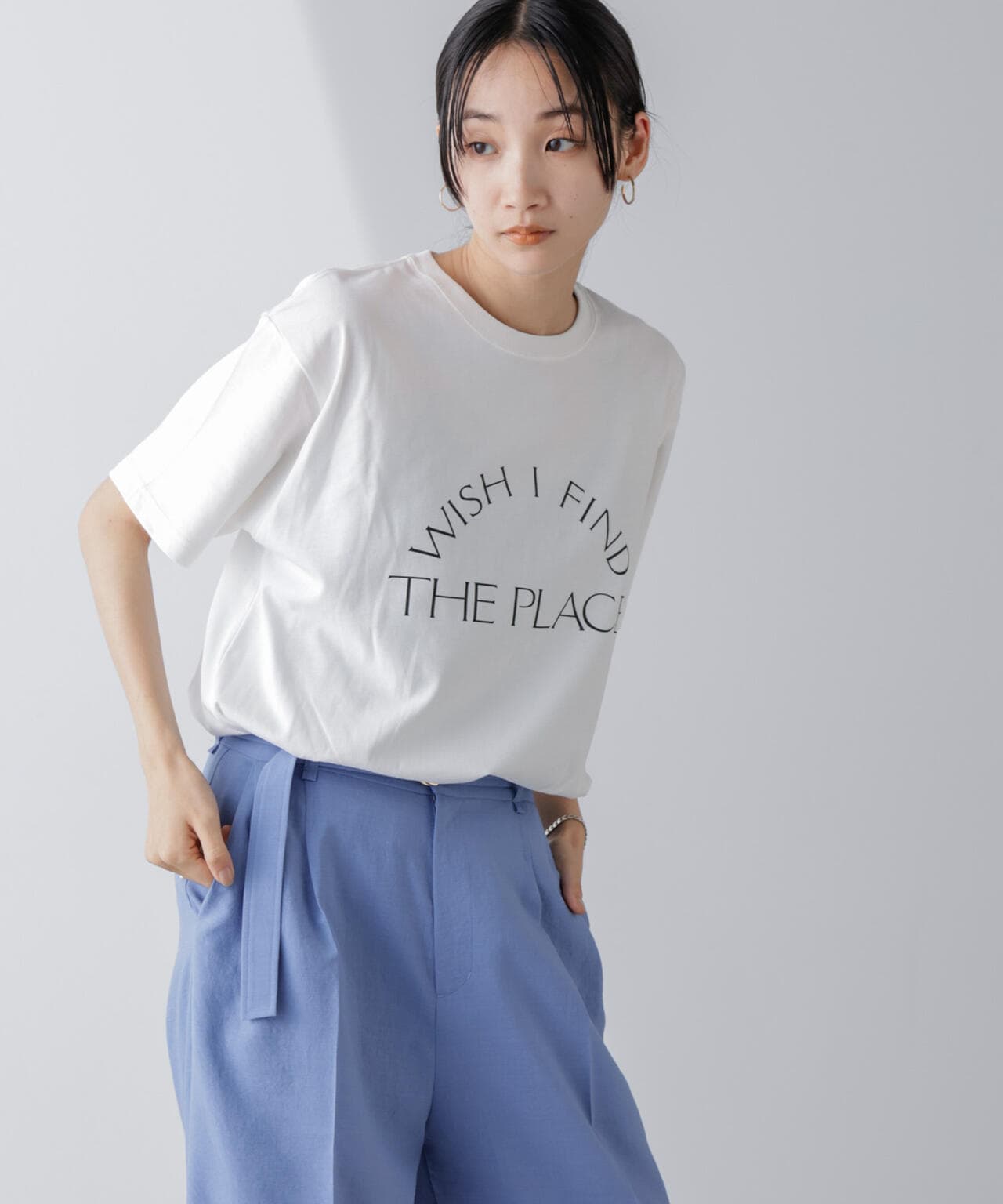 レタードグラフィックTシャツ 6694224304