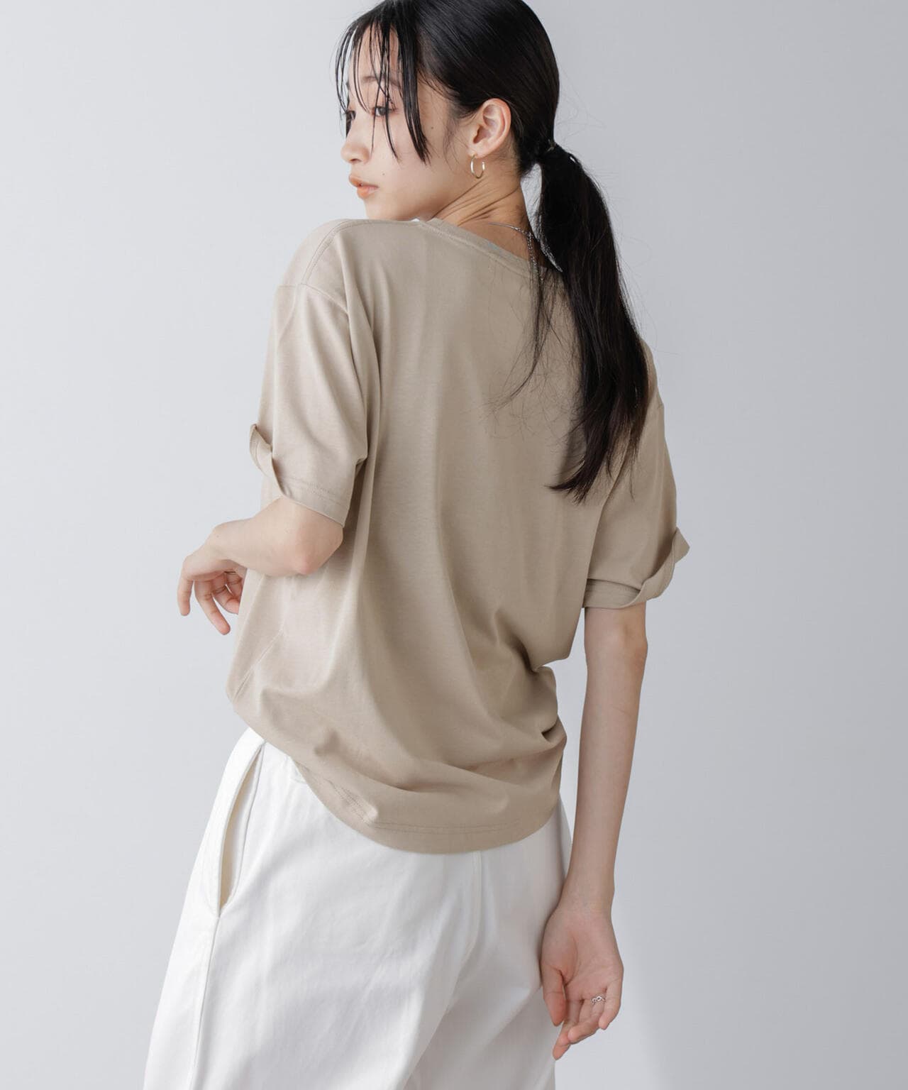 レタードグラフィックTシャツ 6694224304