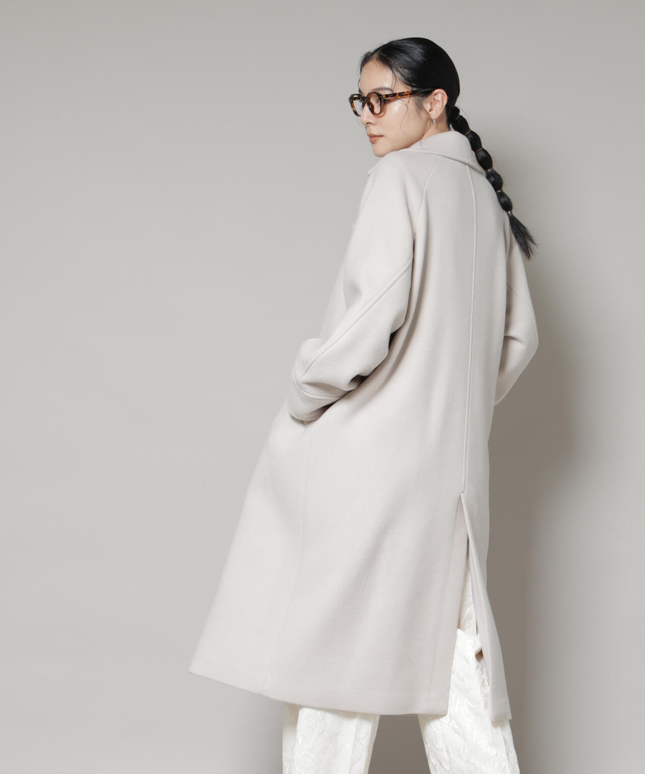 WooLoop コクーンダブルコート 6695211301