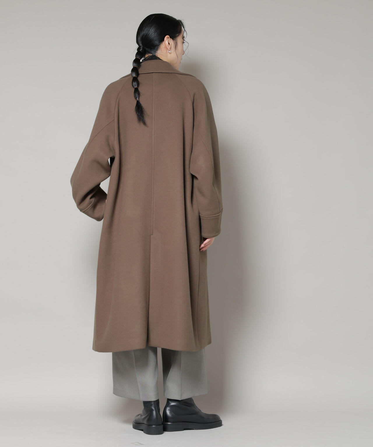 WooLoop コクーンダブルコート 6695211301