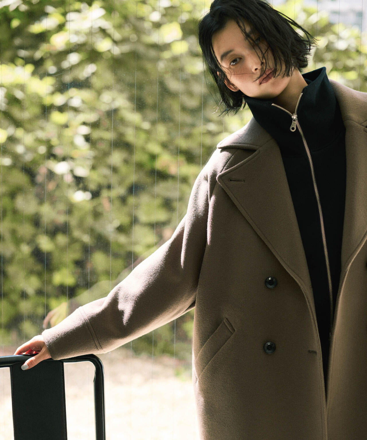 WooLoop コクーンダブルコート 6695211301