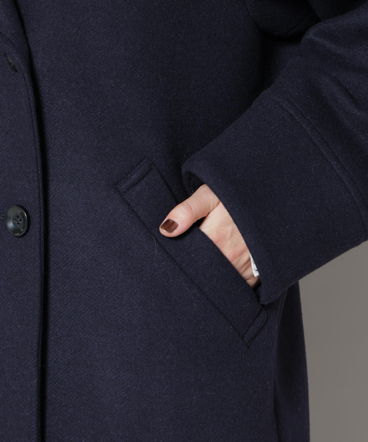 WooLoop コクーンダブルコート 6695211301