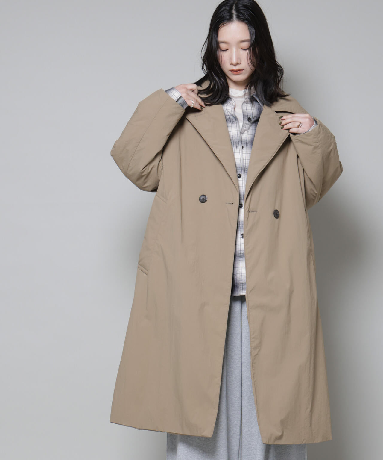 ETHERMALOFT(R)AEROGEL 中綿リバーシブルコート 6695211306