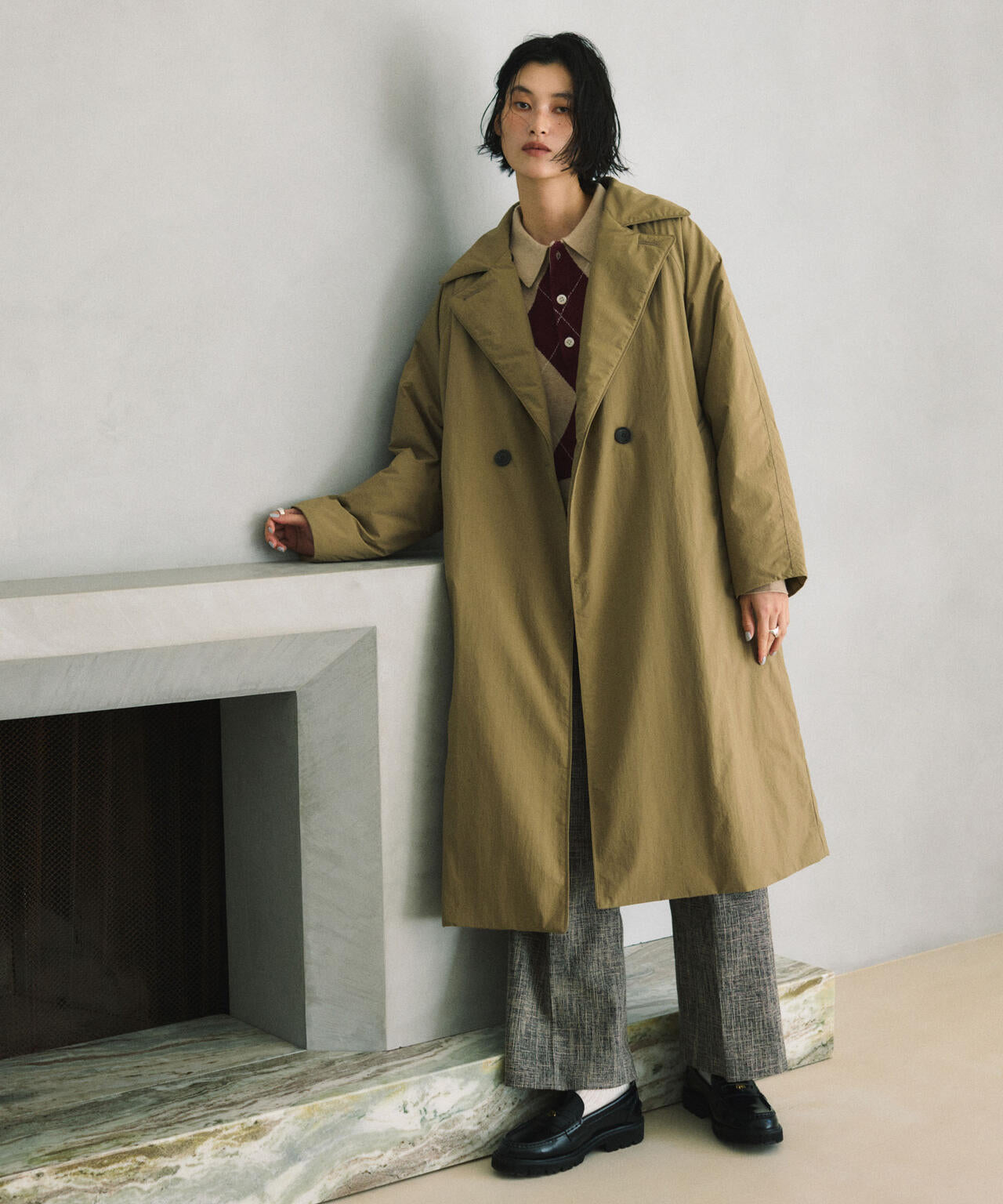 ETHERMALOFT(R)AEROGEL 中綿リバーシブルコート 6695211306