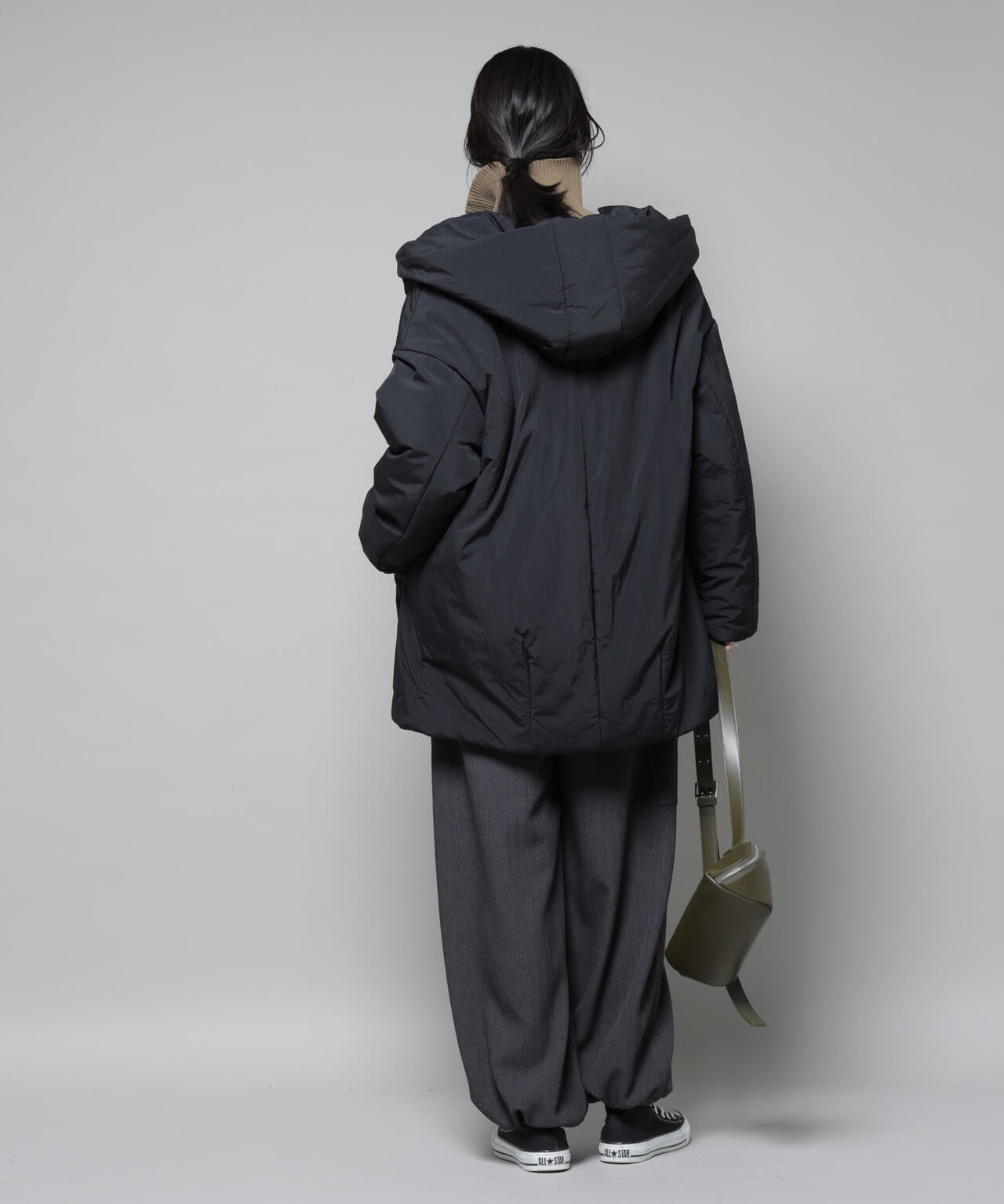 ETHERMALOFT(R)AEROGEL 中綿フードコクーンコート 6695211307