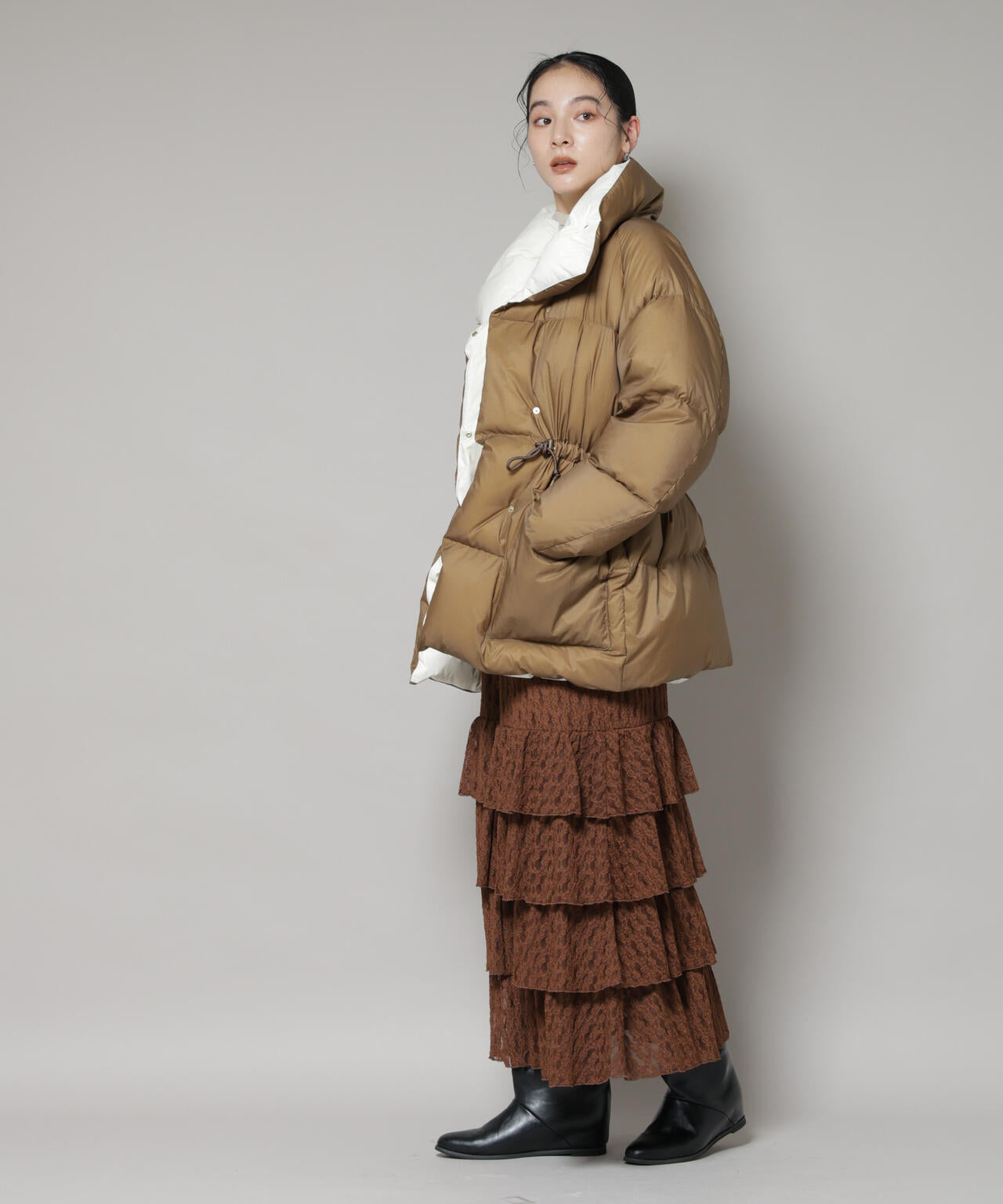 「西川ダウン(R)」バイカラーボリュームダウン 6695214304