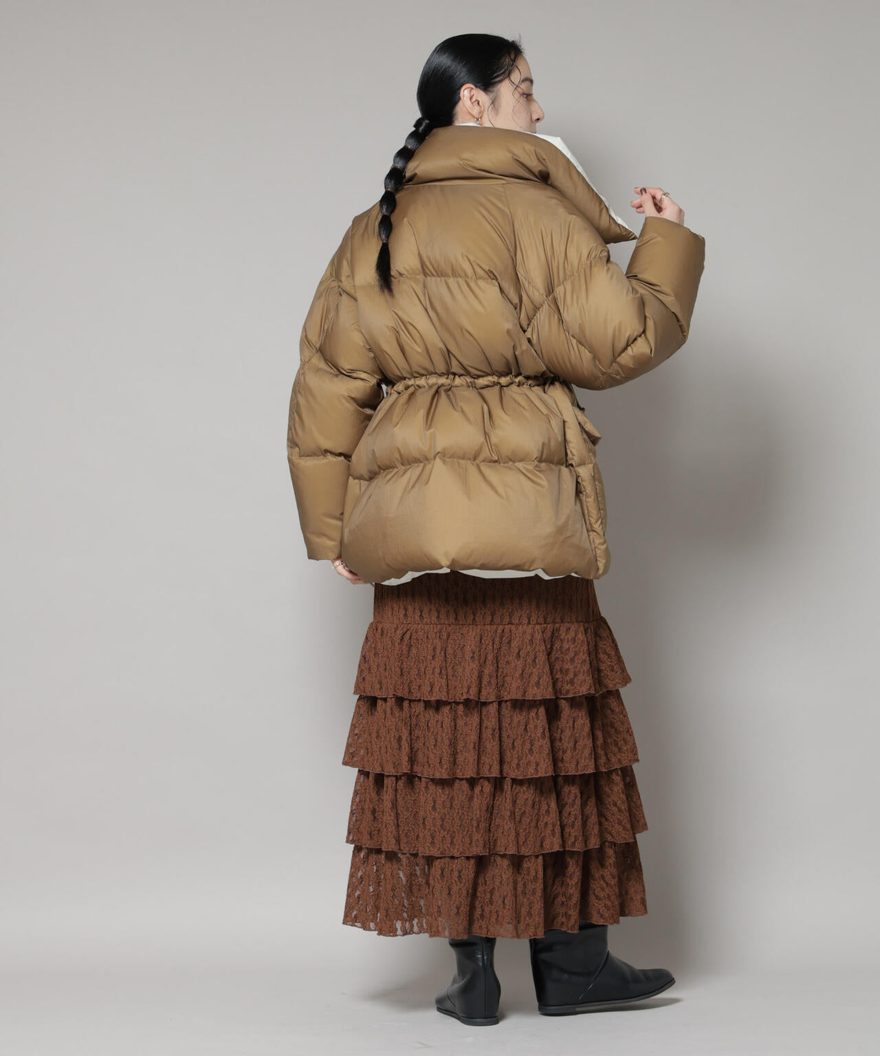 「西川ダウン(R)」バイカラーボリュームダウン 6695214304