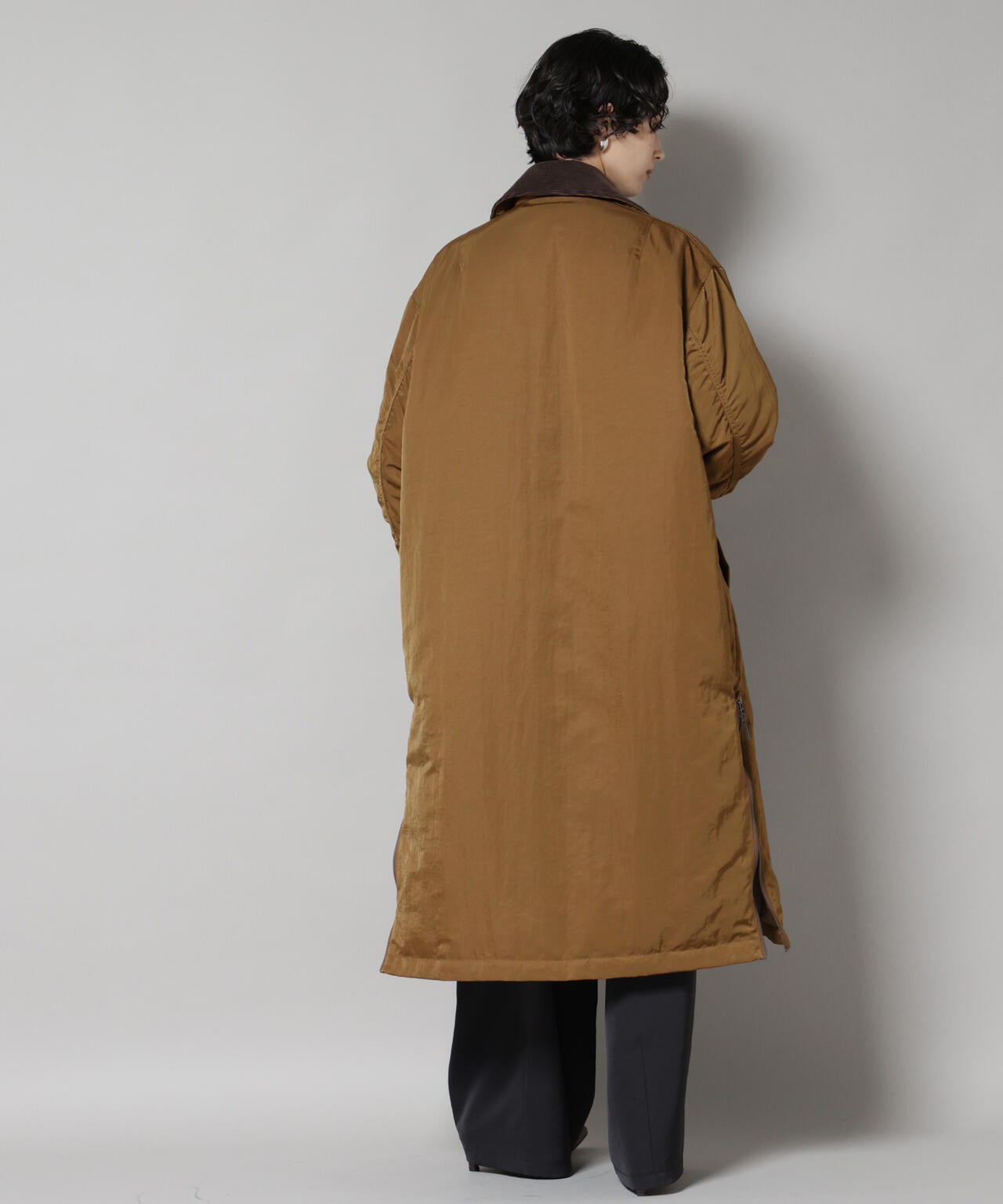 「STEVELOUR」「西川ダウン(R)」ミリタリーロングコート 6695214305