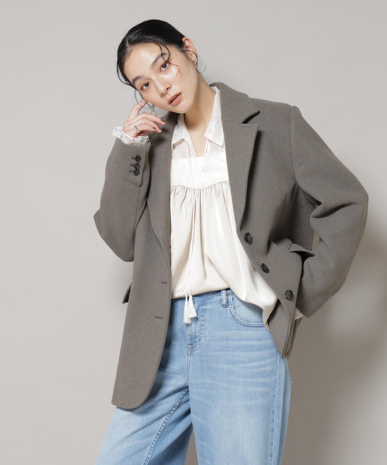 ワイドショルダージャケット 6695216313