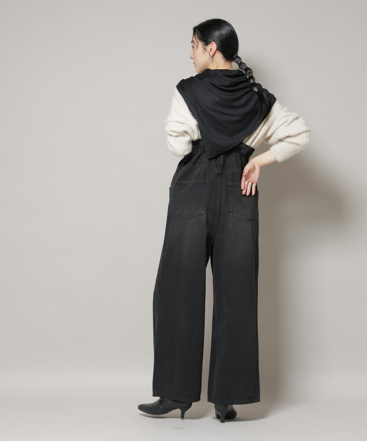 コットンワイドサロペット 6695219321