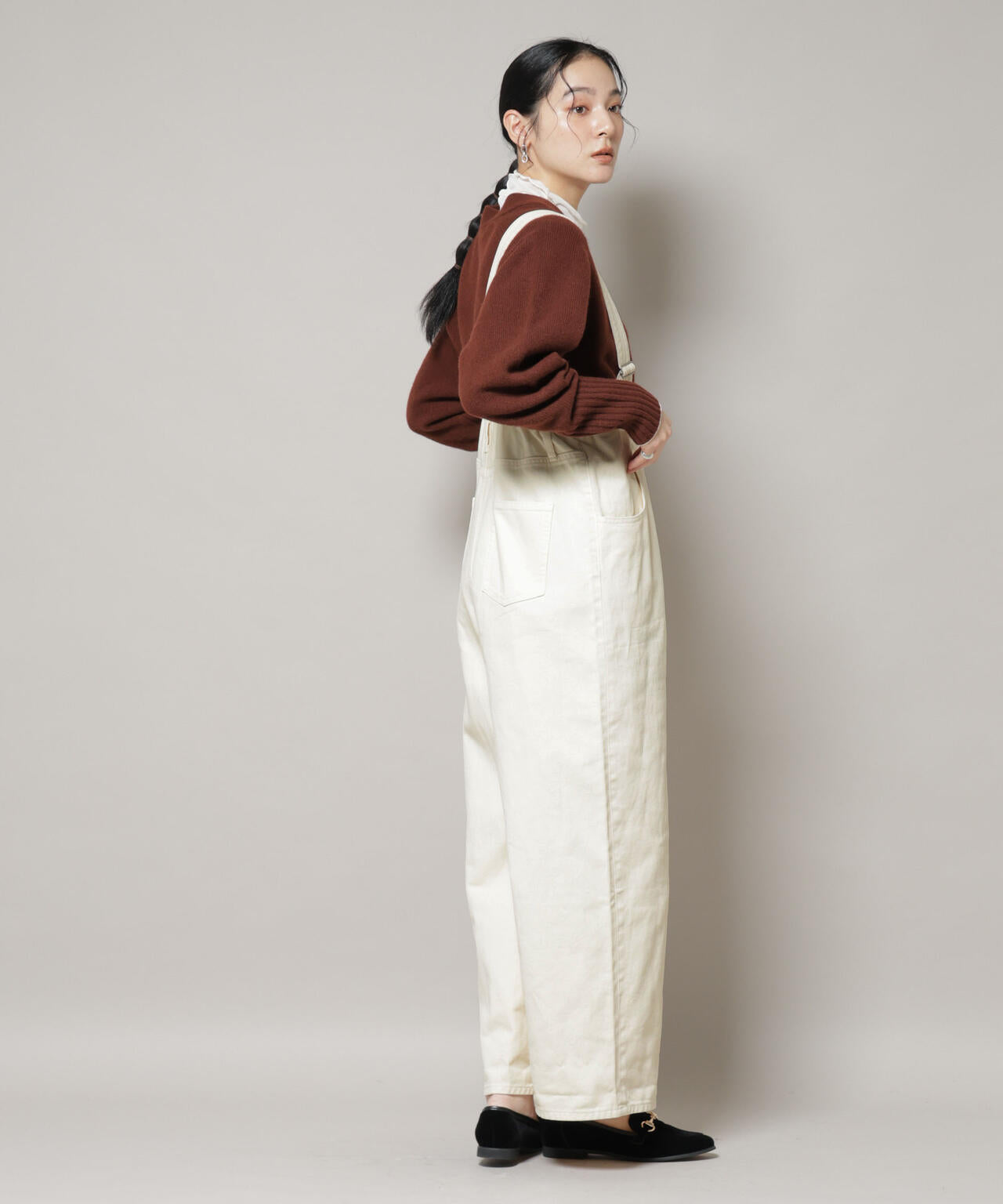 コットンワイドサロペット 6695219321