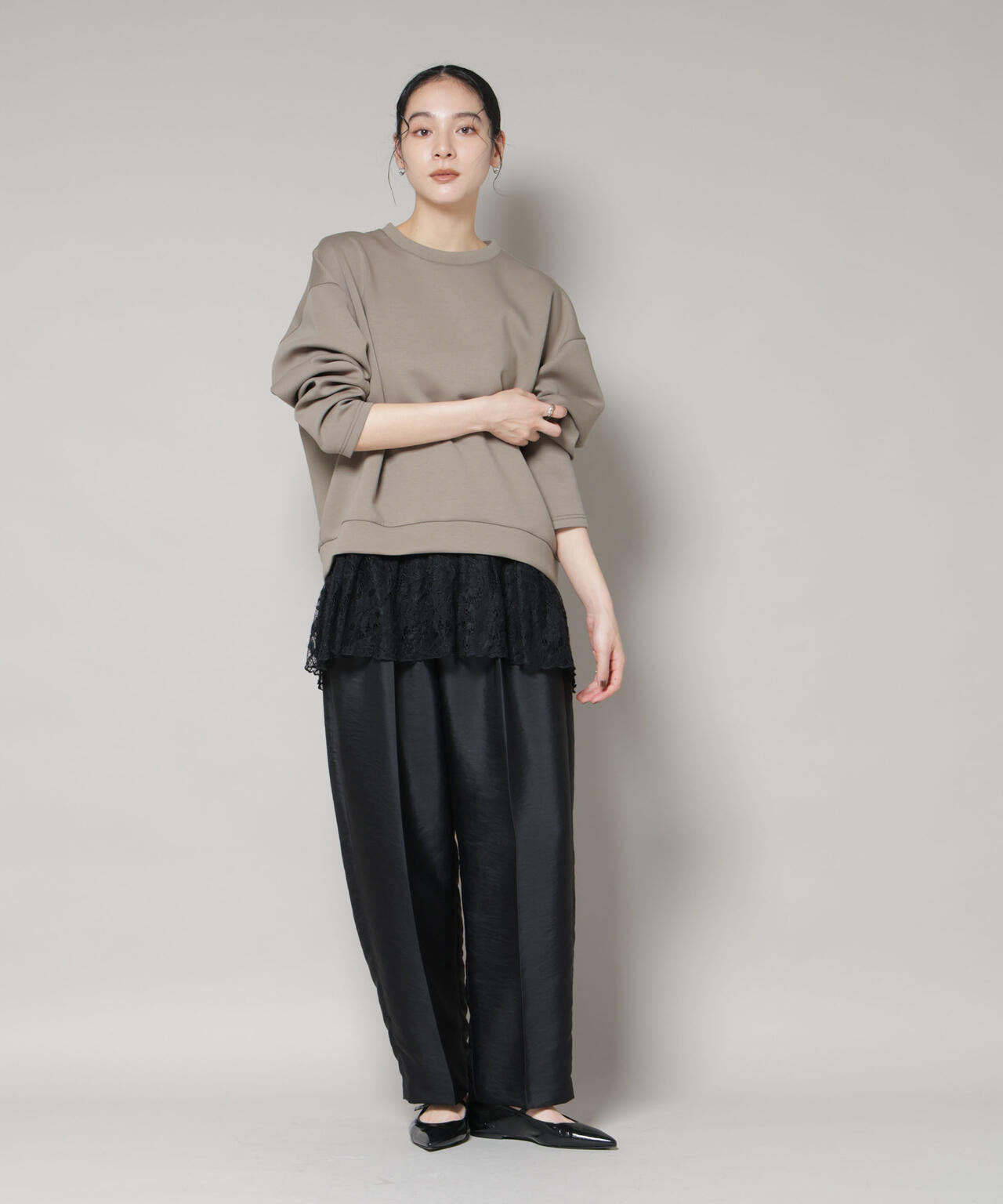 レースレイヤードセットワンピース 6695219327