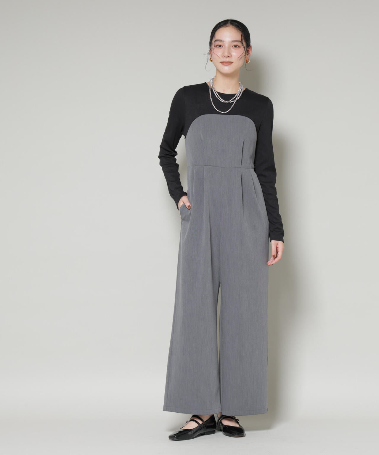 リブトップドッキングスーチングオールインワン 6695219328