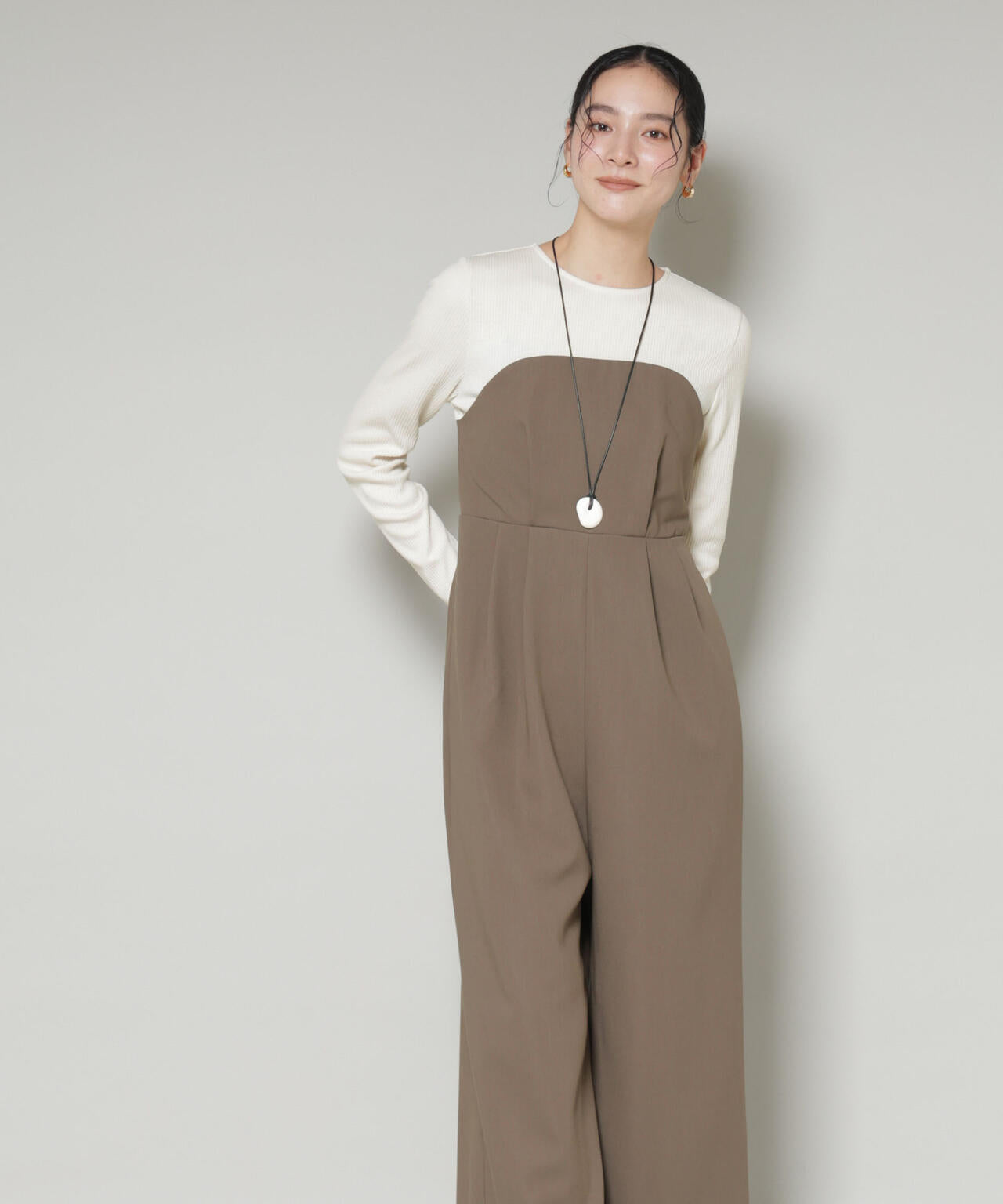 リブトップドッキングスーチングオールインワン 6695219328