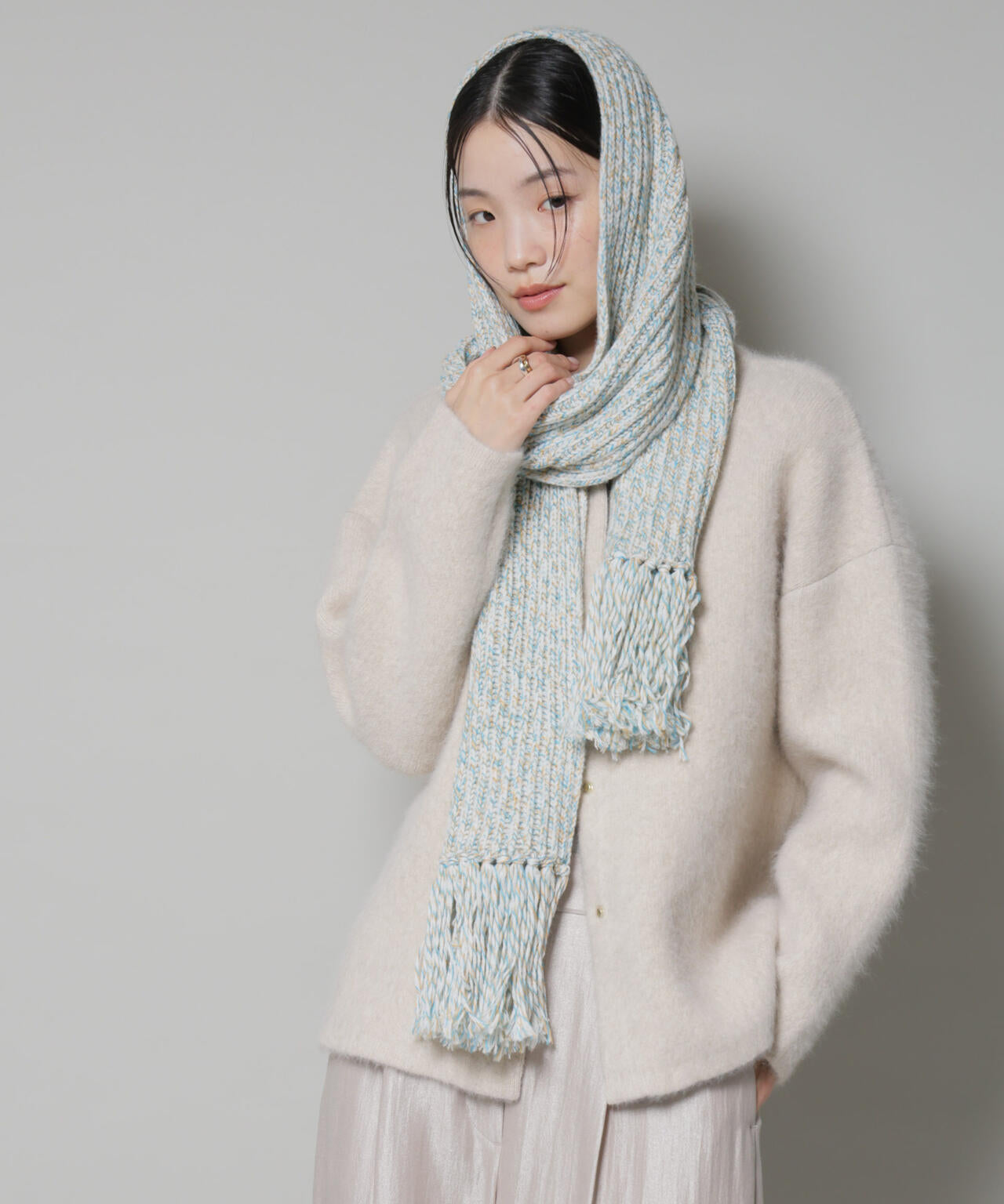 ウォッシャブルフォックスリバーニットジャケット 6695222306