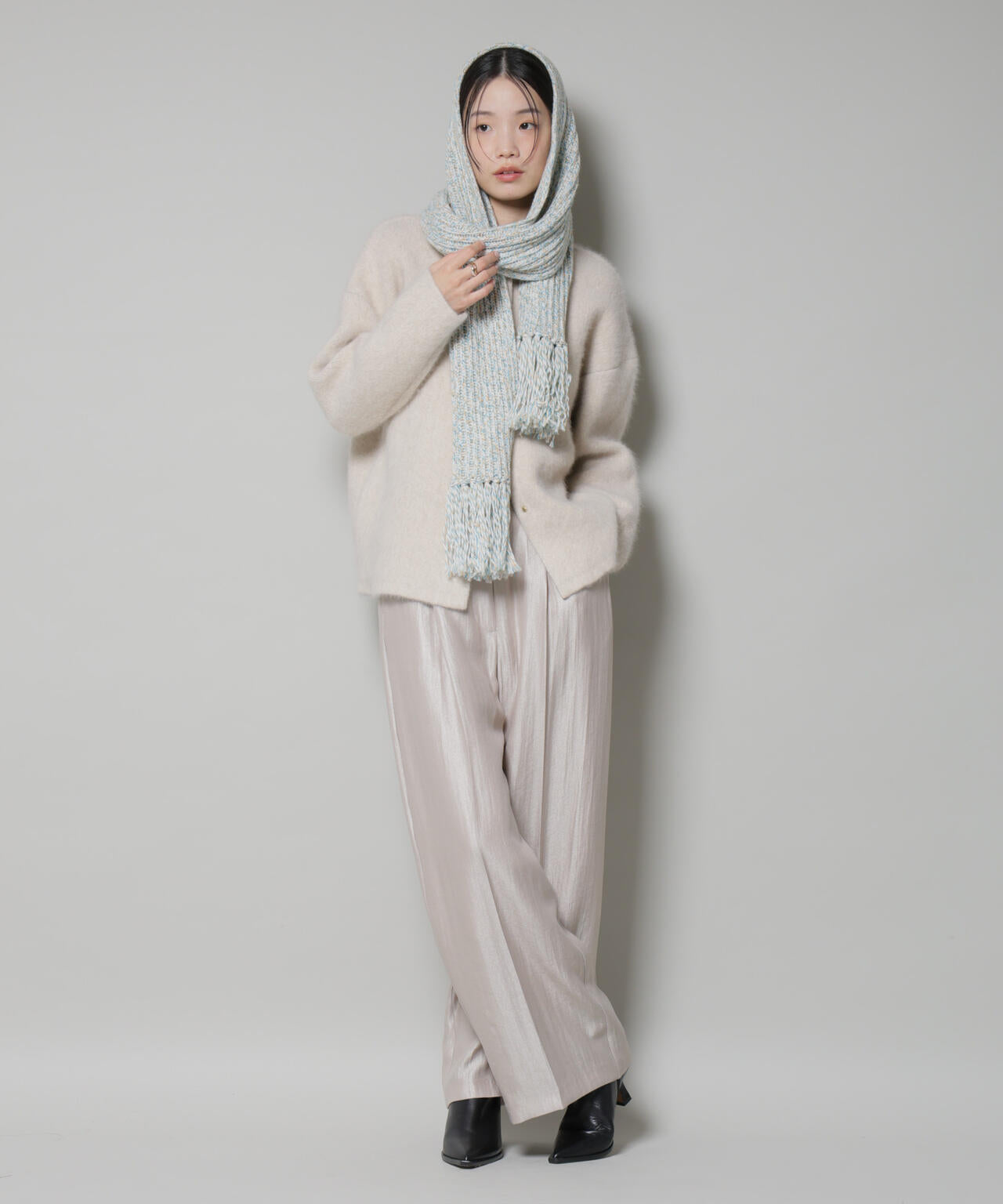 ウォッシャブルフォックスリバーニットジャケット 6695222306