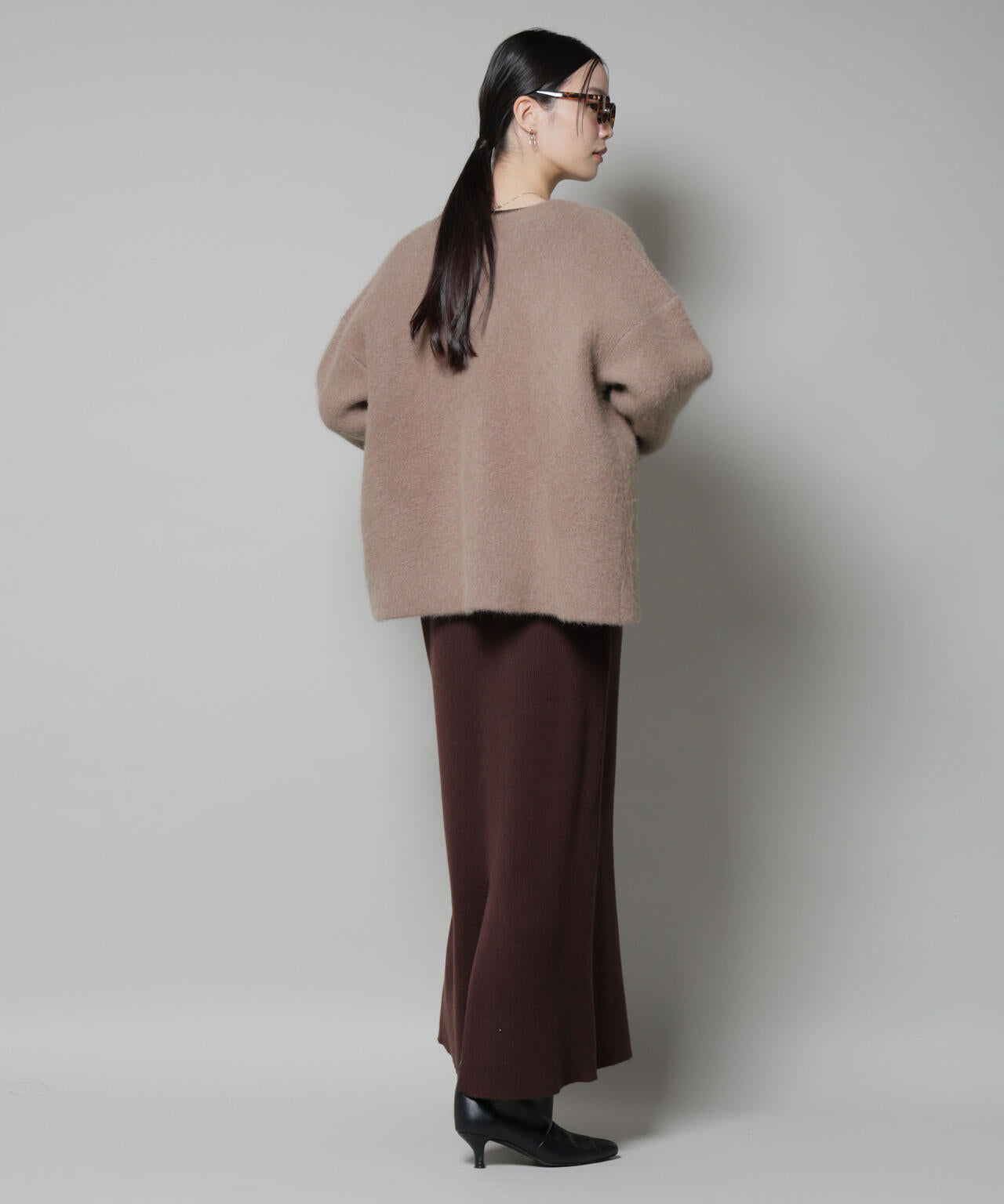 ウォッシャブルフォックスリバーニットジャケット 6695222306