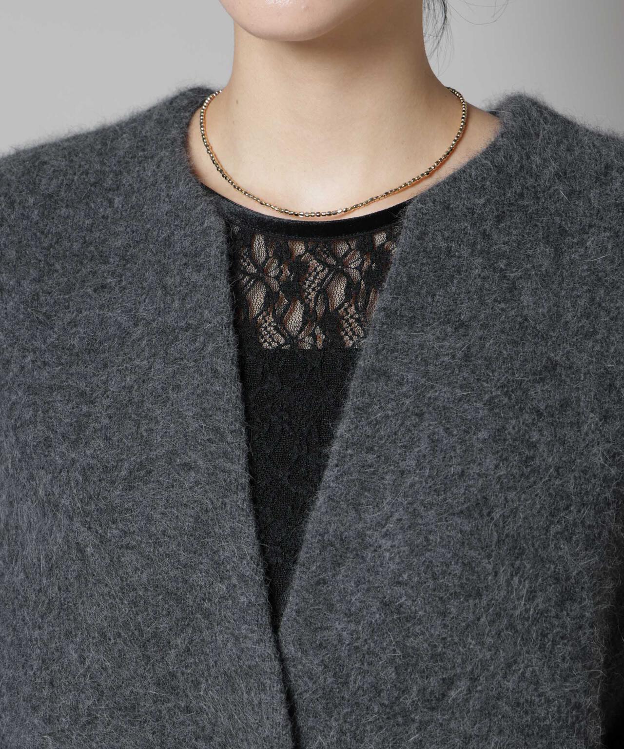 ウォッシャブルフォックスリバーニットジレ 6695222307