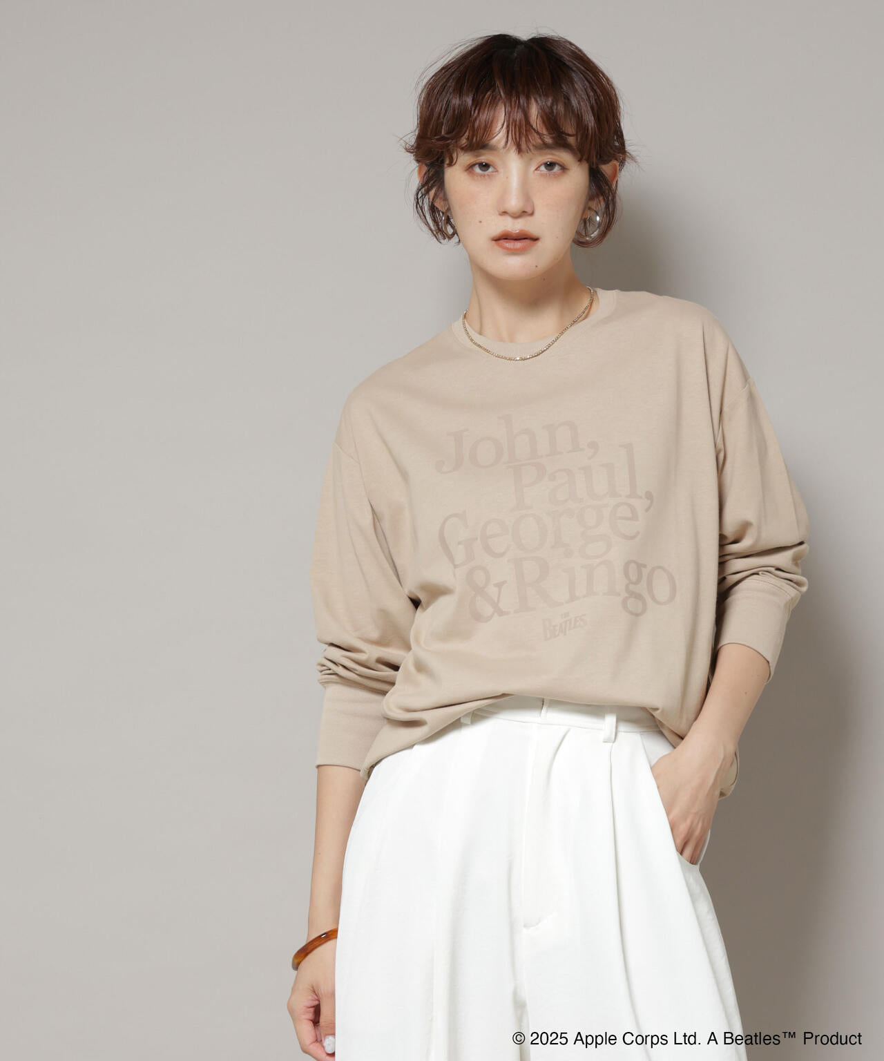 GOOD ROCK SPEED×Anti Soaked(R) 汗染み防止 BEATLES ロンT 6695223301