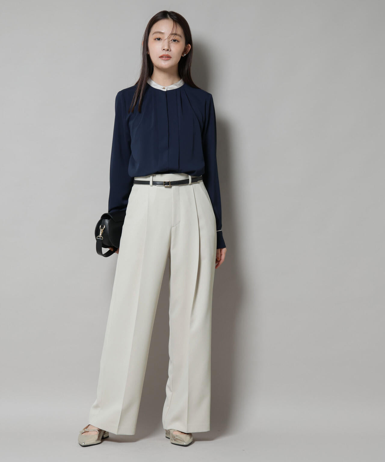 ツイルワイドスラックス 6695227310