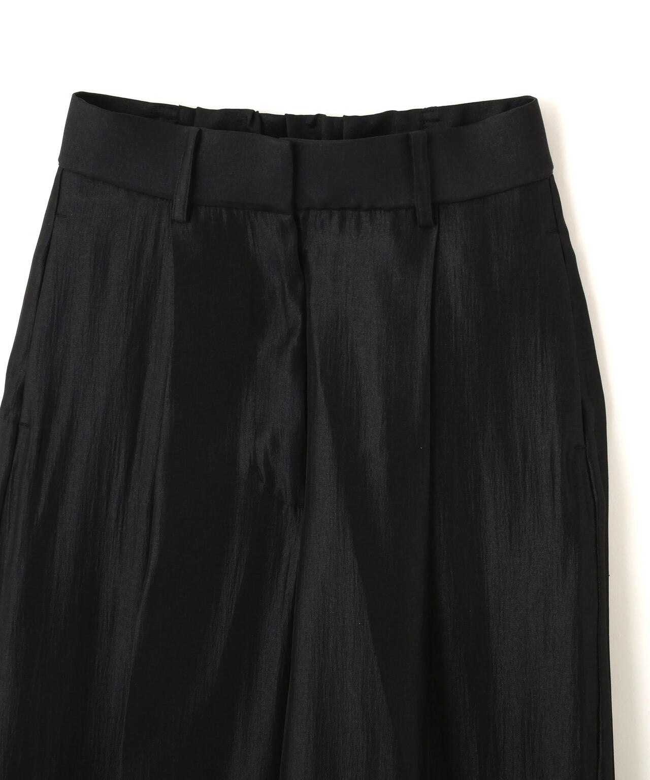 「STEVELOUR」サテンタックワイドパンツ(セットアップ可) 6695227314