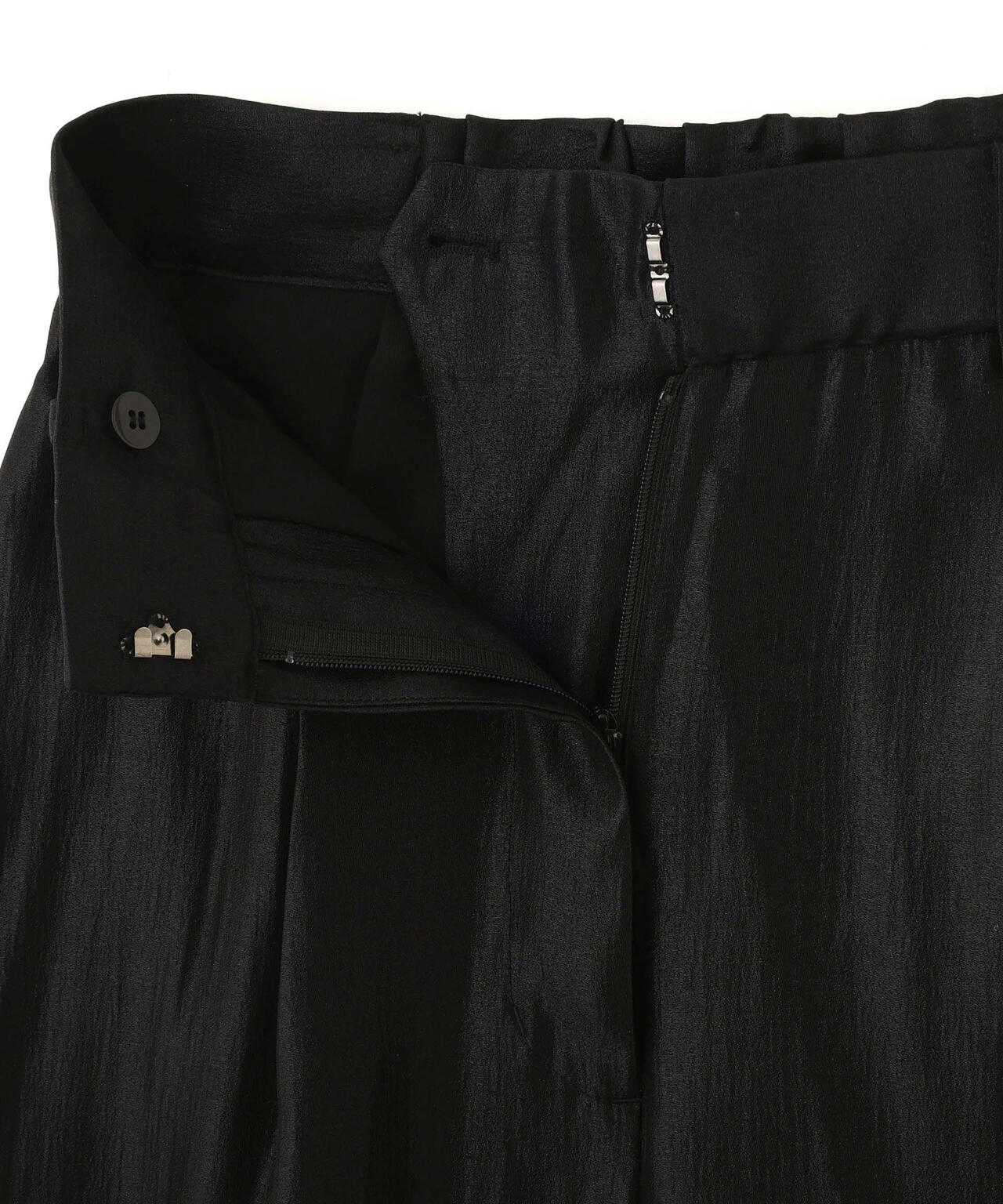 「STEVELOUR」サテンタックワイドパンツ(セットアップ可) 6695227314