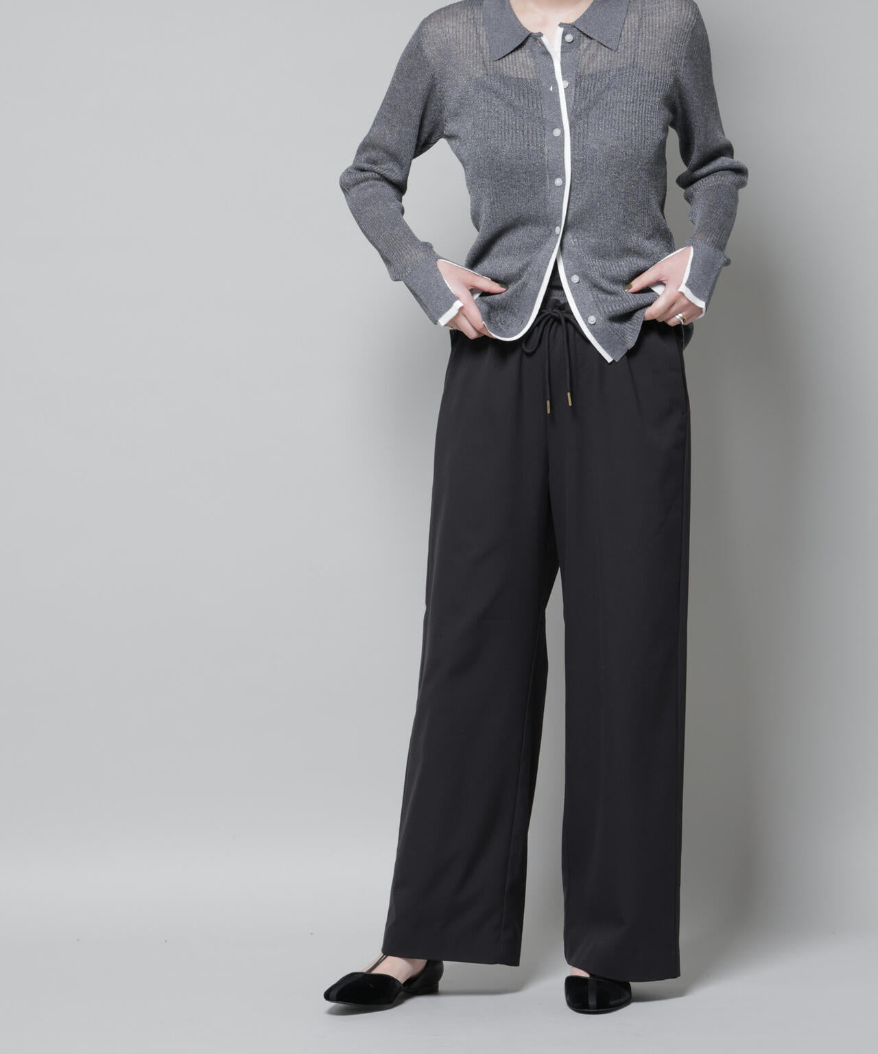 ファンクションダブルウエストイージーパンツ