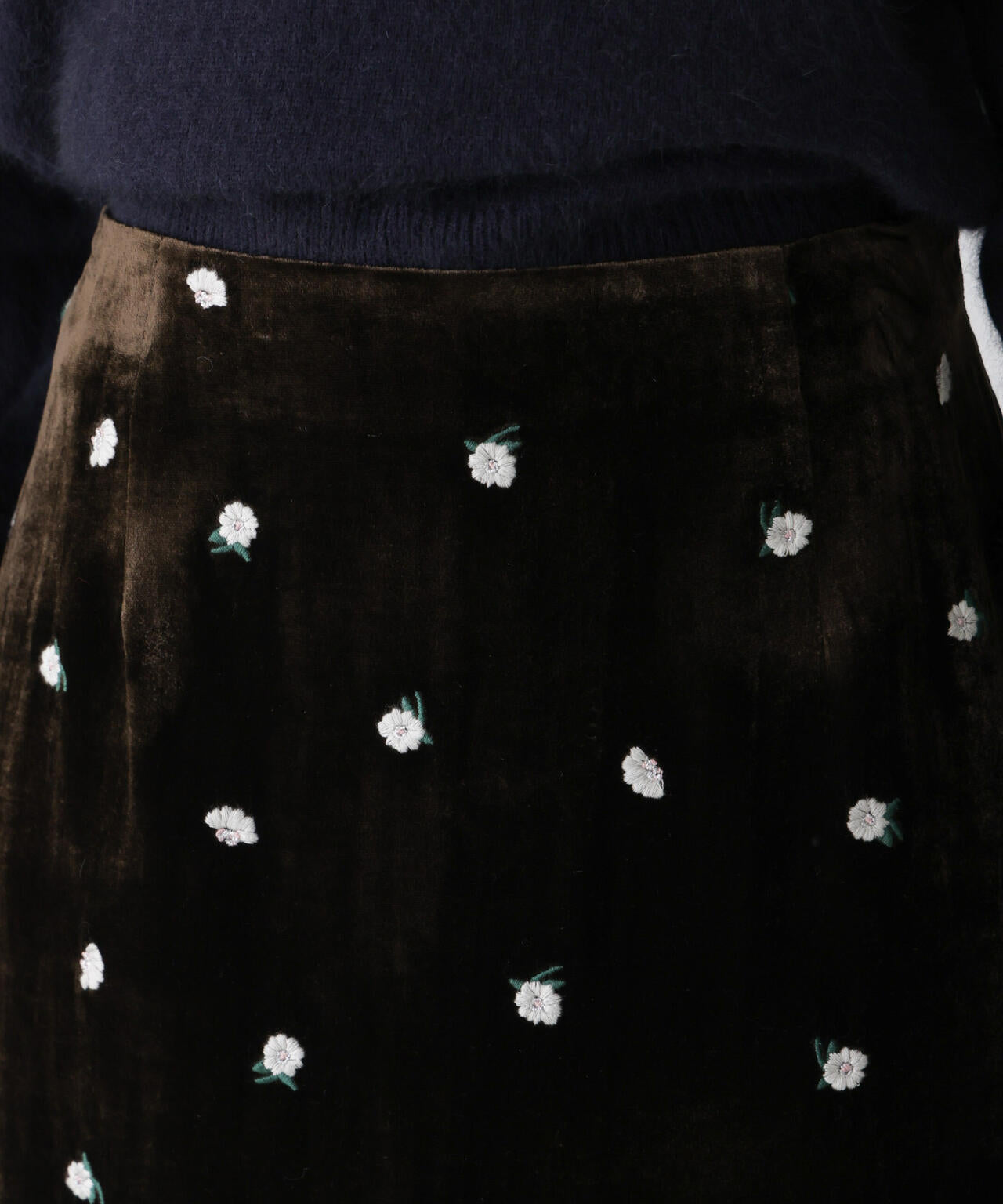 「STEVELOUR」ベロアブルームロングスカート(セットアップ可) 6695230310